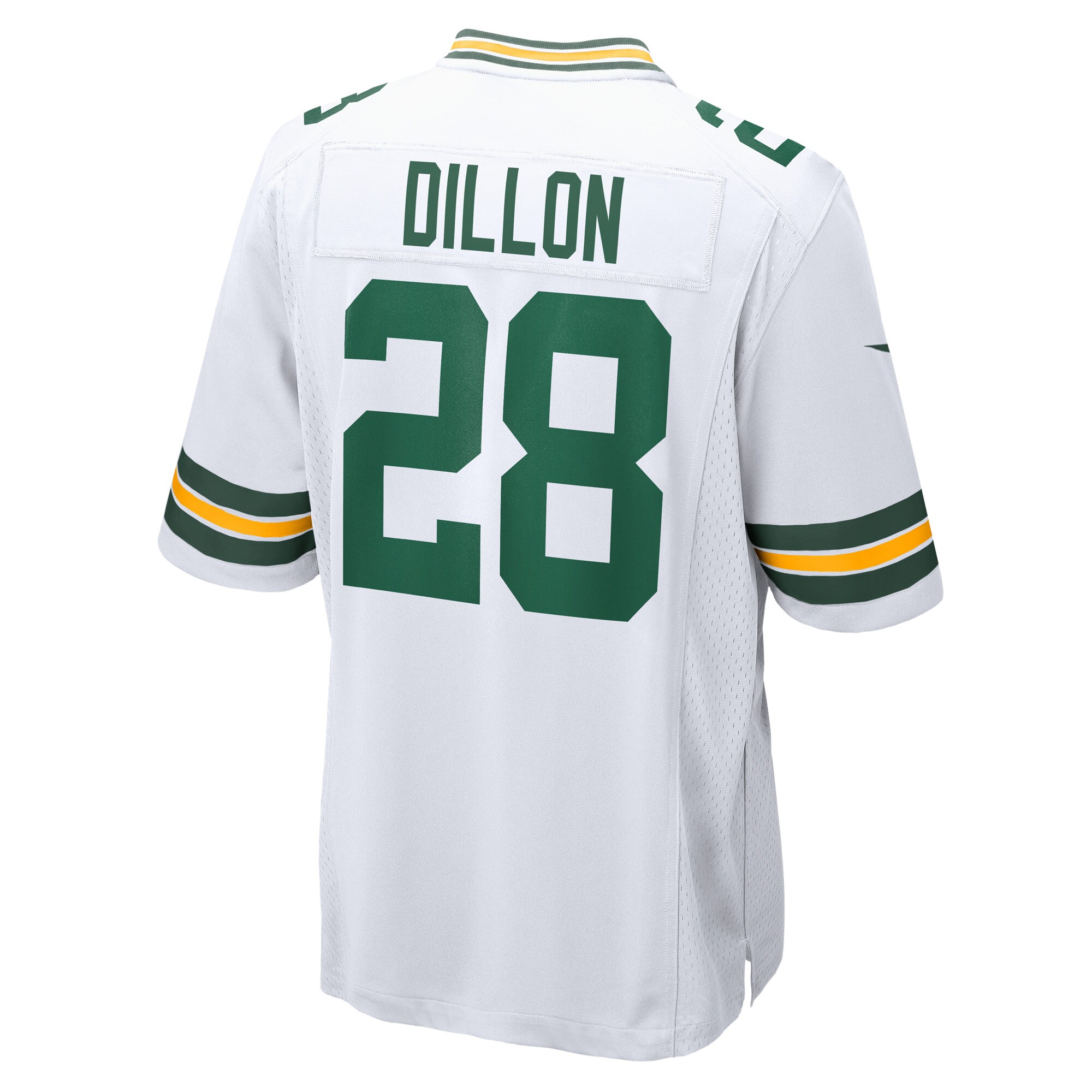 AJ Dillon Green Bay Packers Game Player Jersey - White