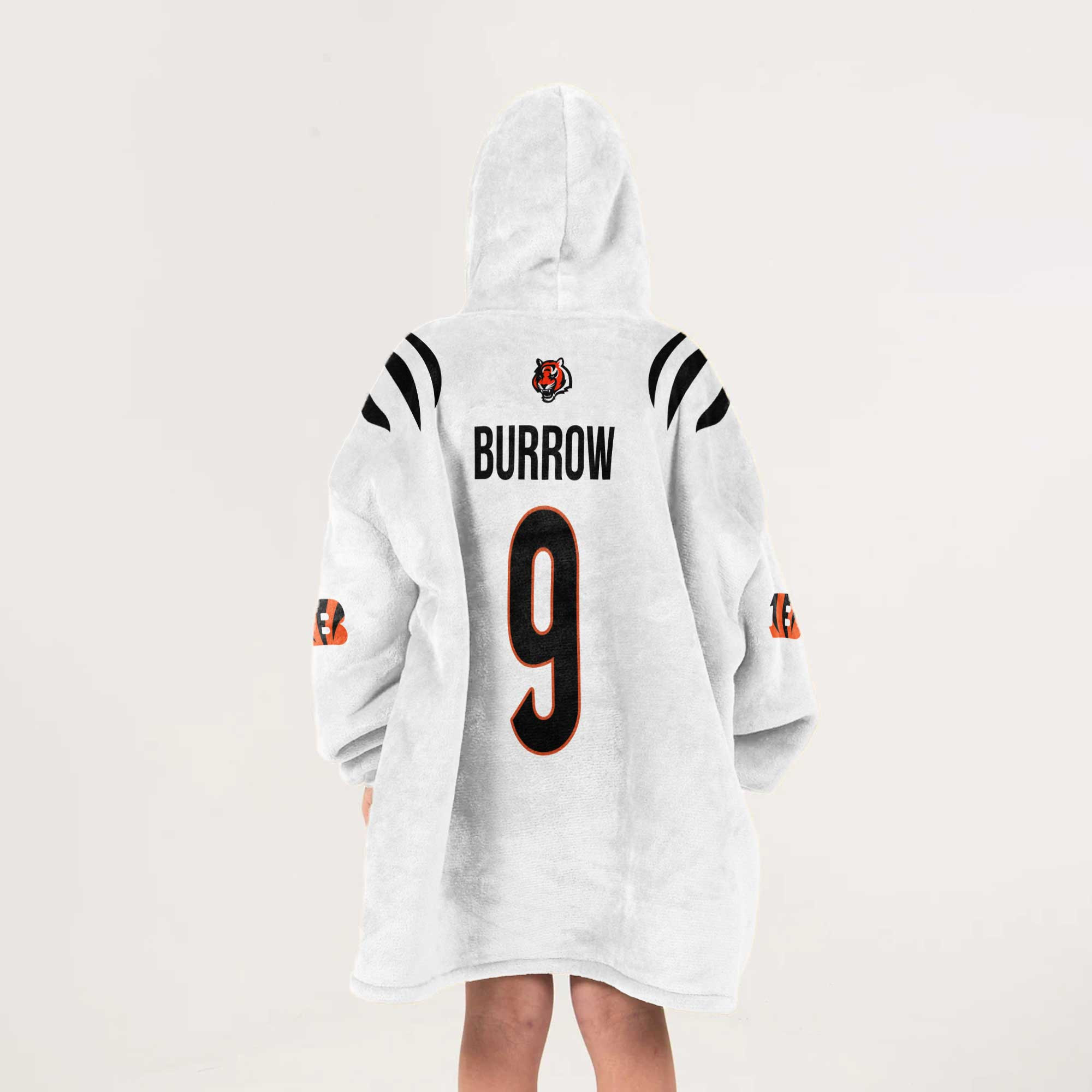 Kid 9 Cincinnati Football Unisex Blanket Hoodie