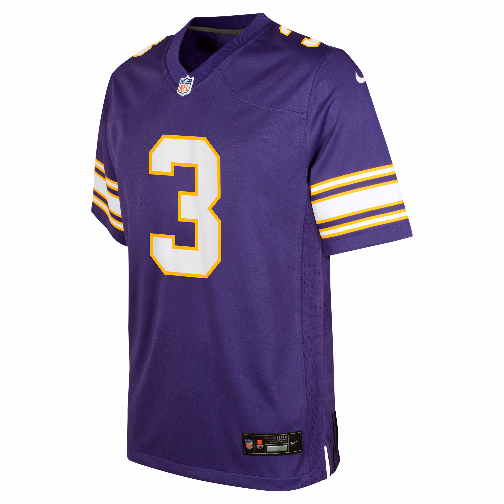 Addison Minnesota Vikings Youth Alternate Player Game Jersey - Purple