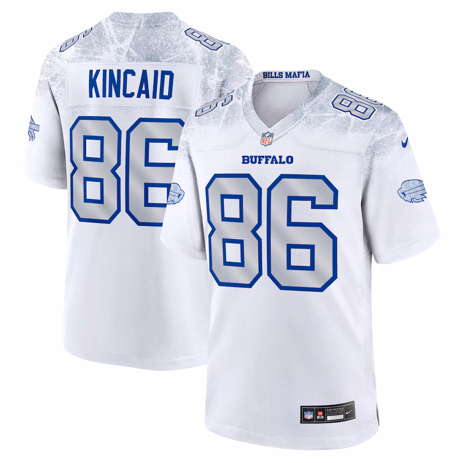 Dalton Kincaid #86 Buffalo Bills 2025 Rivalries Collection Game Jersey - White