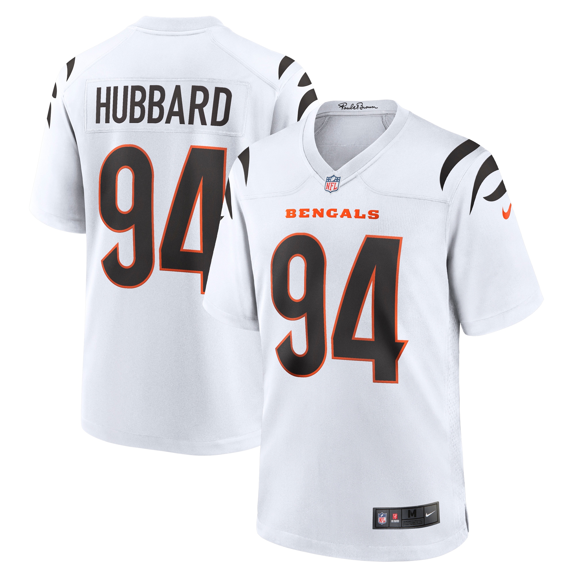Sam Hubbard Cincinnati Bengals  Game Jersey - White