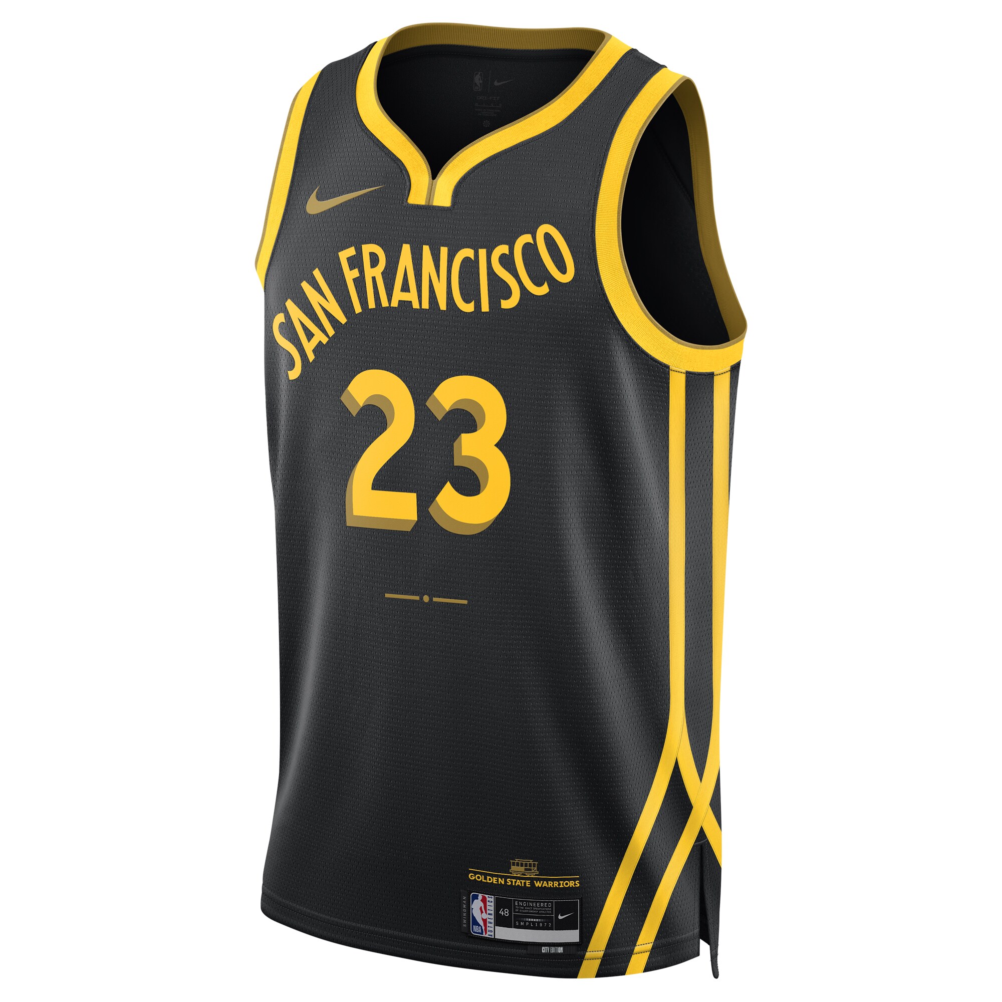 Unisex Golden State Warriors Draymond Green  Black 2023/24 Swingman Jersey - City Edition