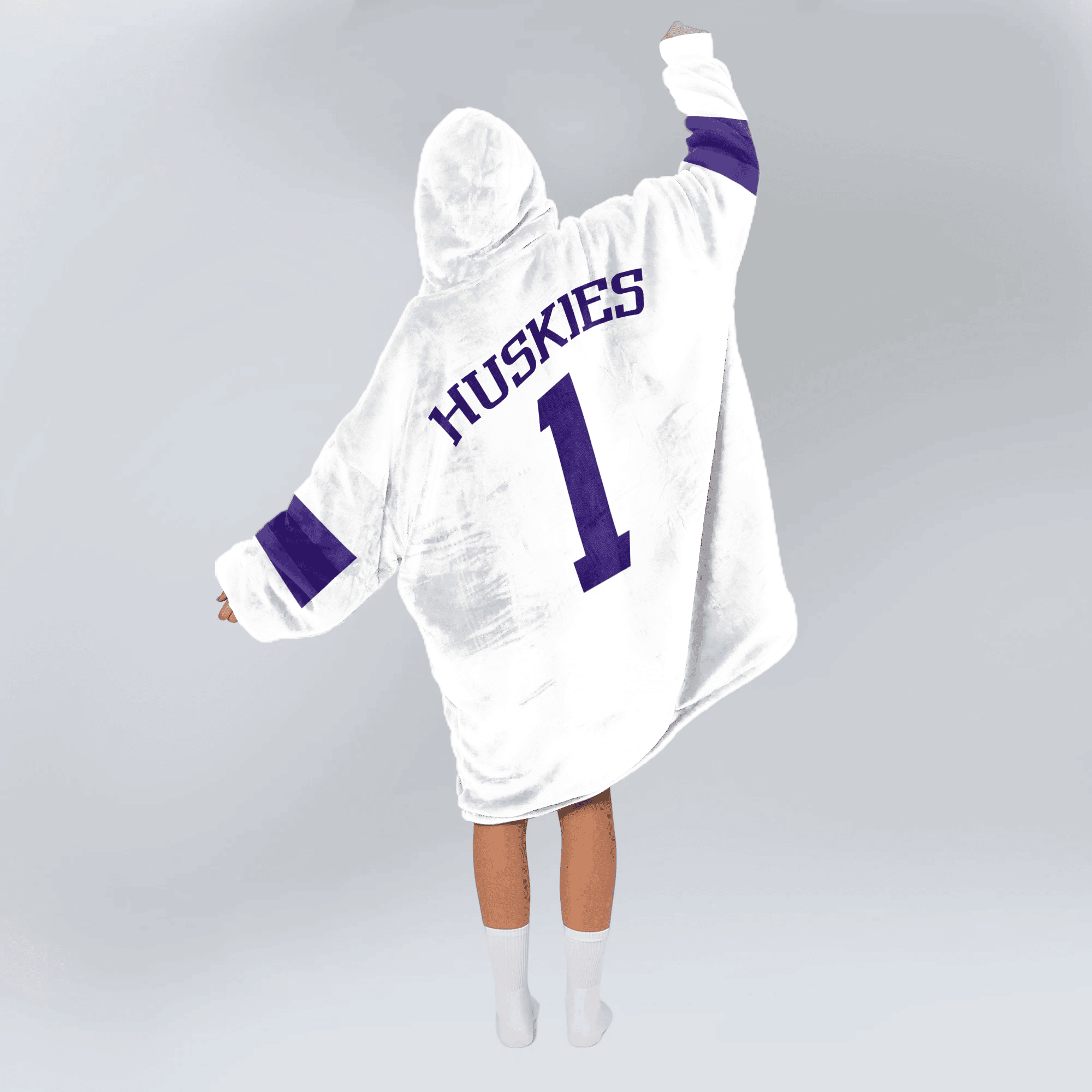 Adult 1 Washington Football Unisex Blanket Hoodie