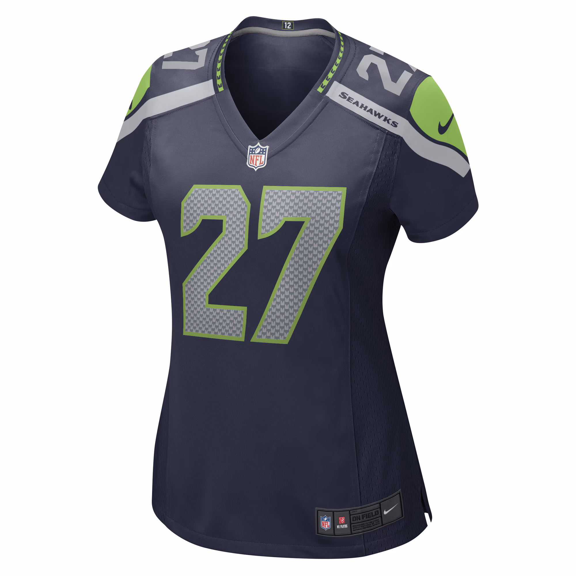 Tariq Woolen Seattle Seahawks Women's Throwback Player Game Jersey - Royal