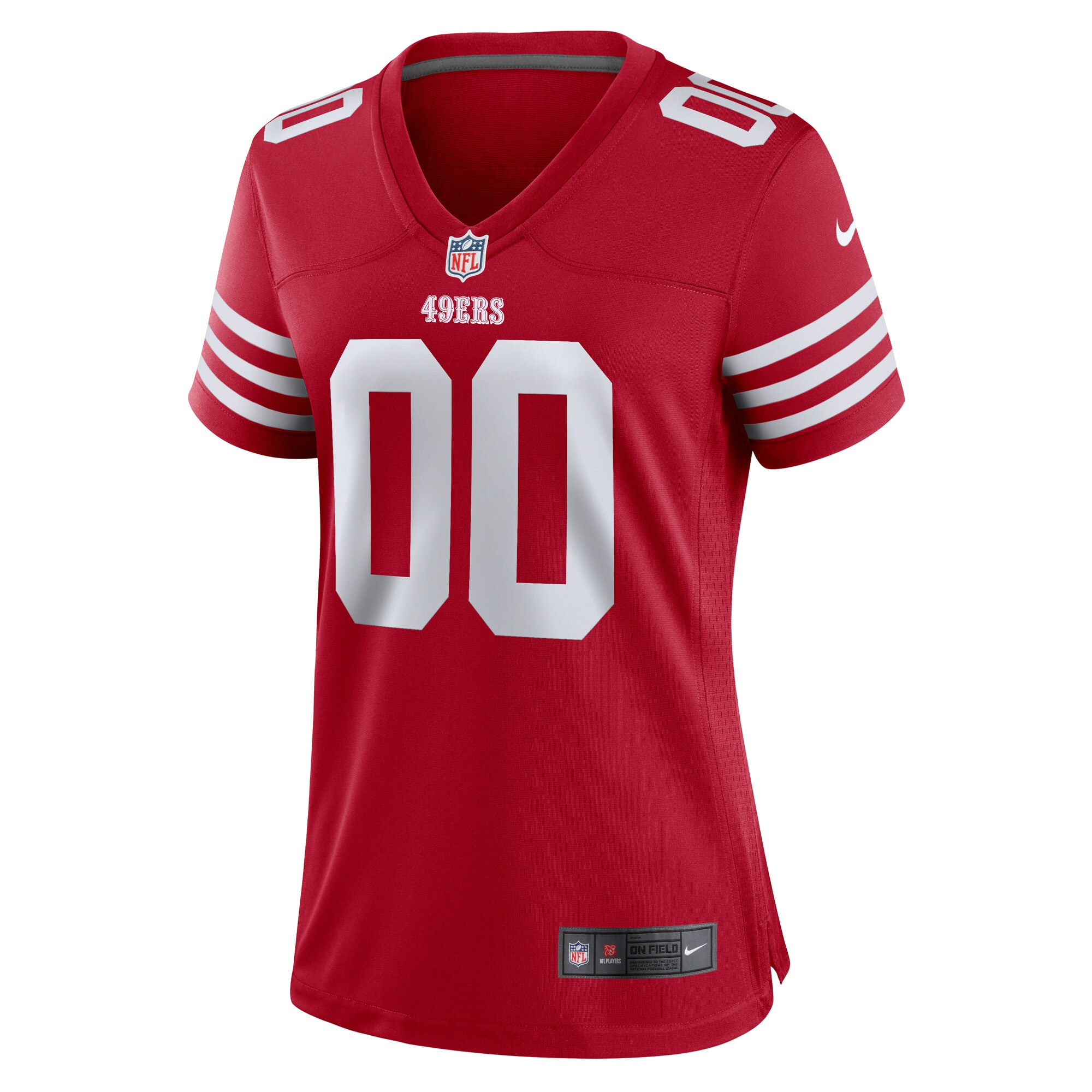San Francisco 49ers  Women's Game Custom Jersey - Scarlet