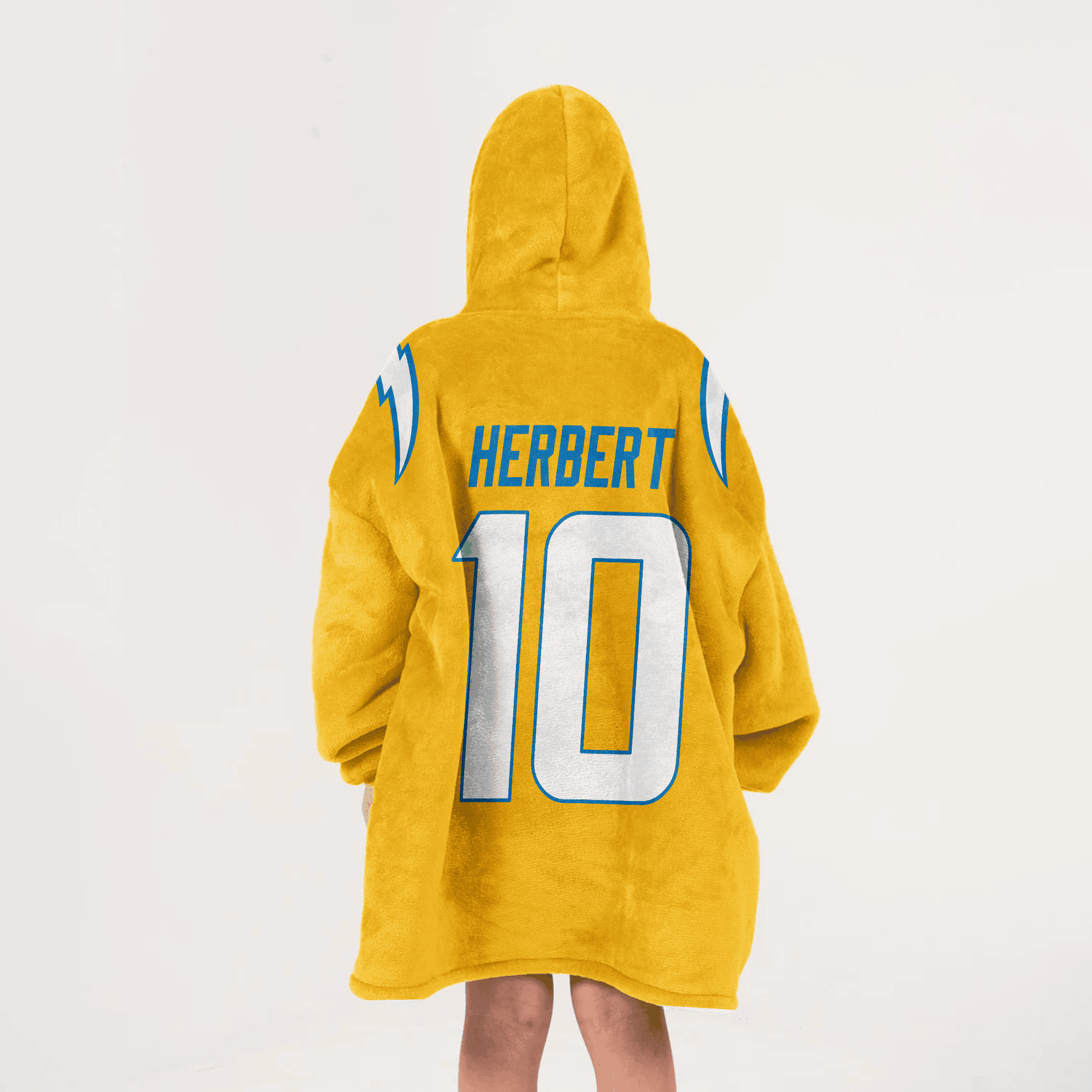 Kid 10 Los Angeles C Football Unisex Blanket Hoodie