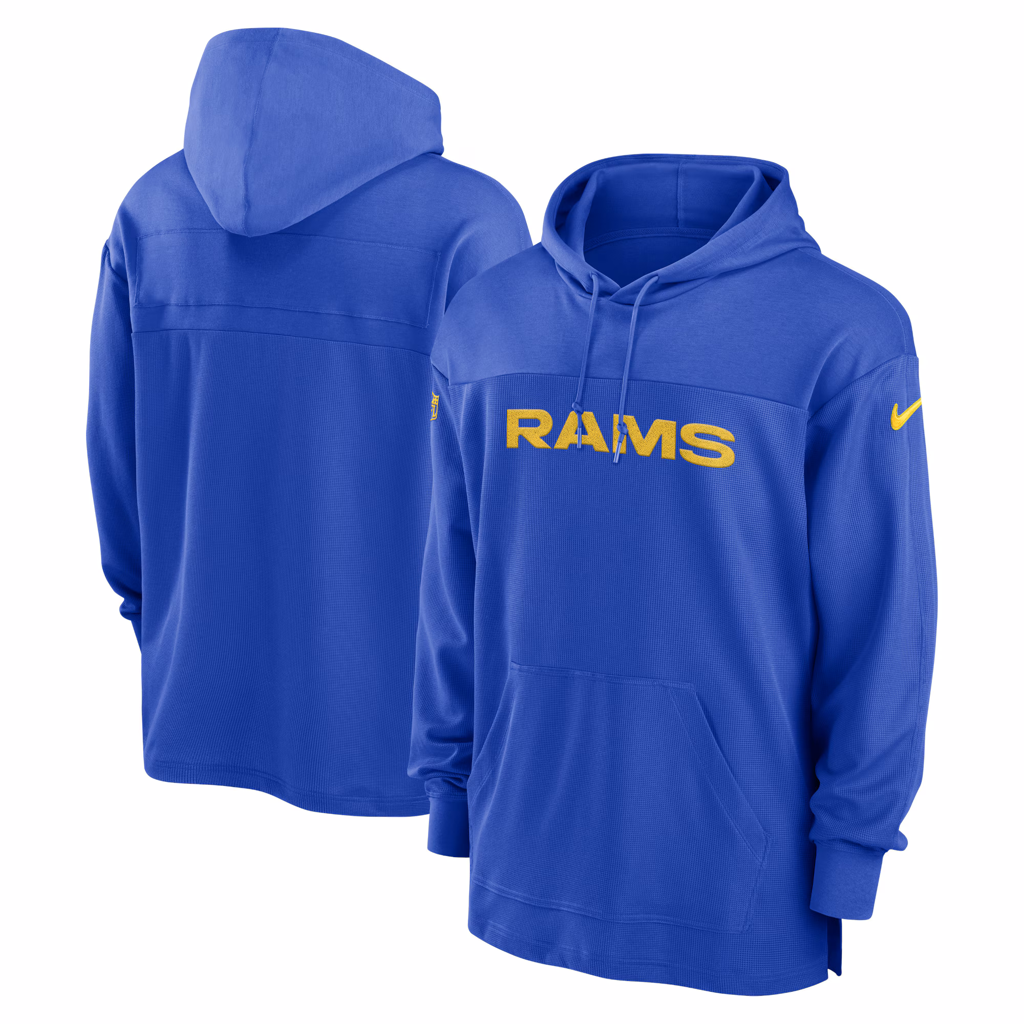 Los Angeles Rams 2023 Sideline Lightweight Performance Hooded Top - Royal