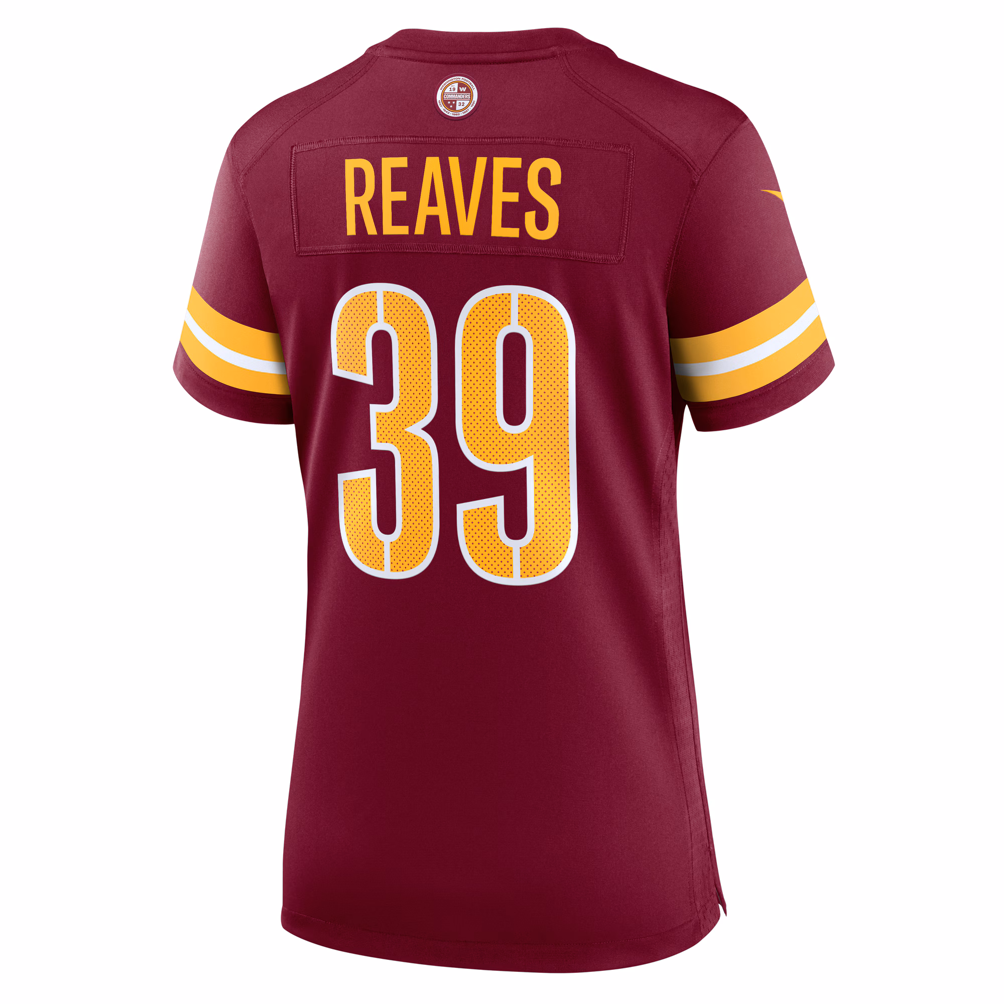 Jeremy Reaves Washington Commanders Women's  Game Jersey -  Burgundy
