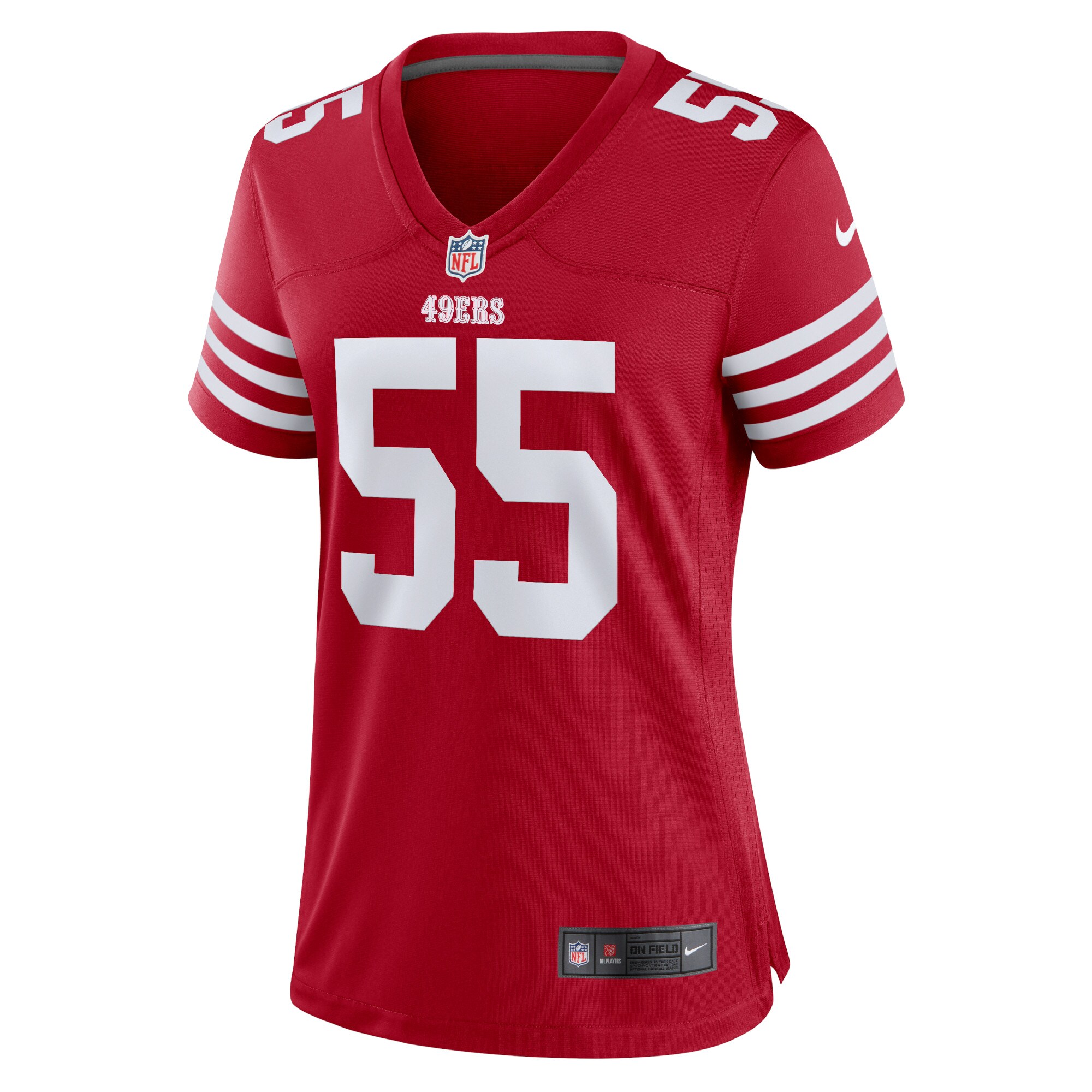 Akeem Spence San Francisco 49ers  Women's Home Game Player Jersey - Scarlet