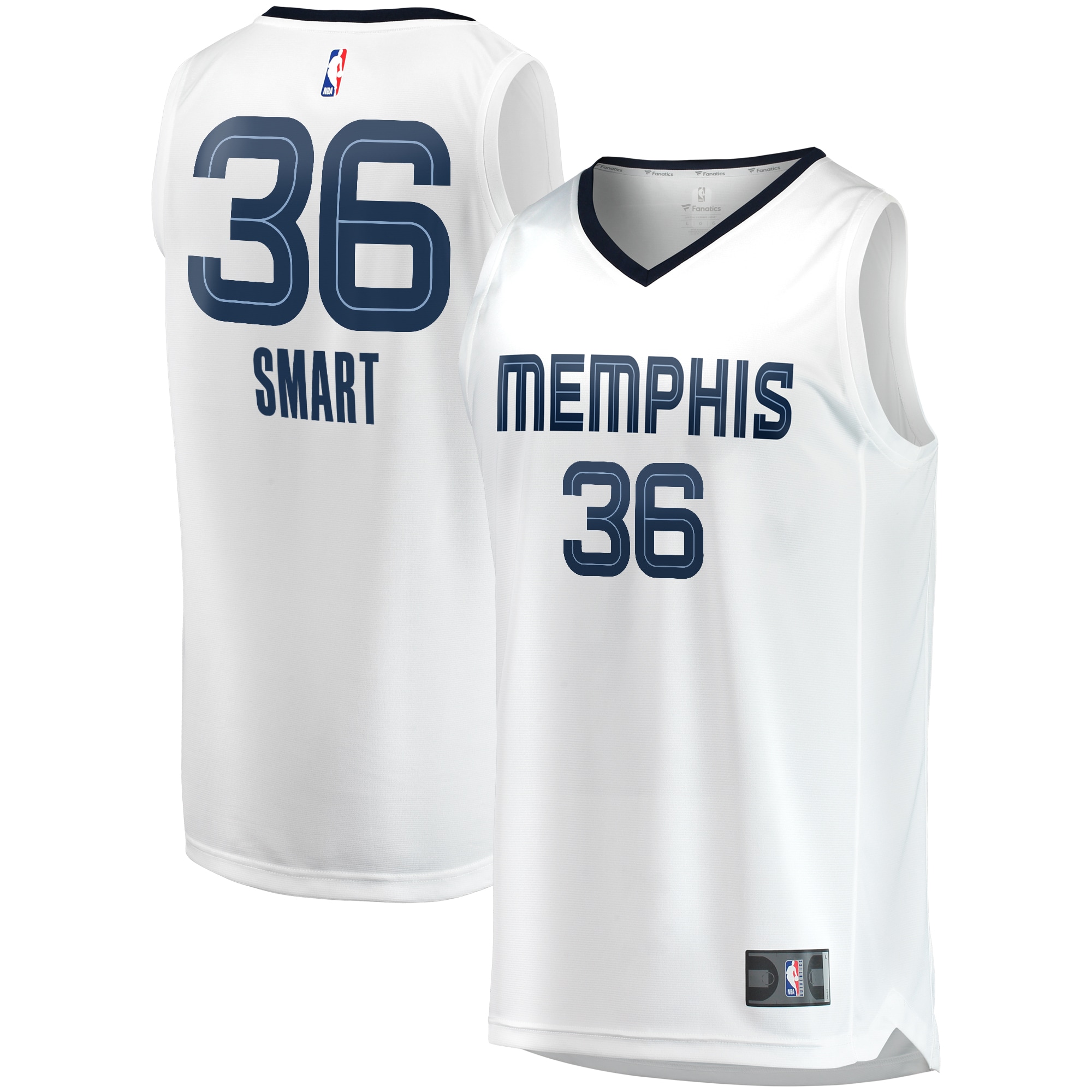 Marcus Smart Memphis Grizzlies  Youth Fast Break Player Jersey - Association Edition - White