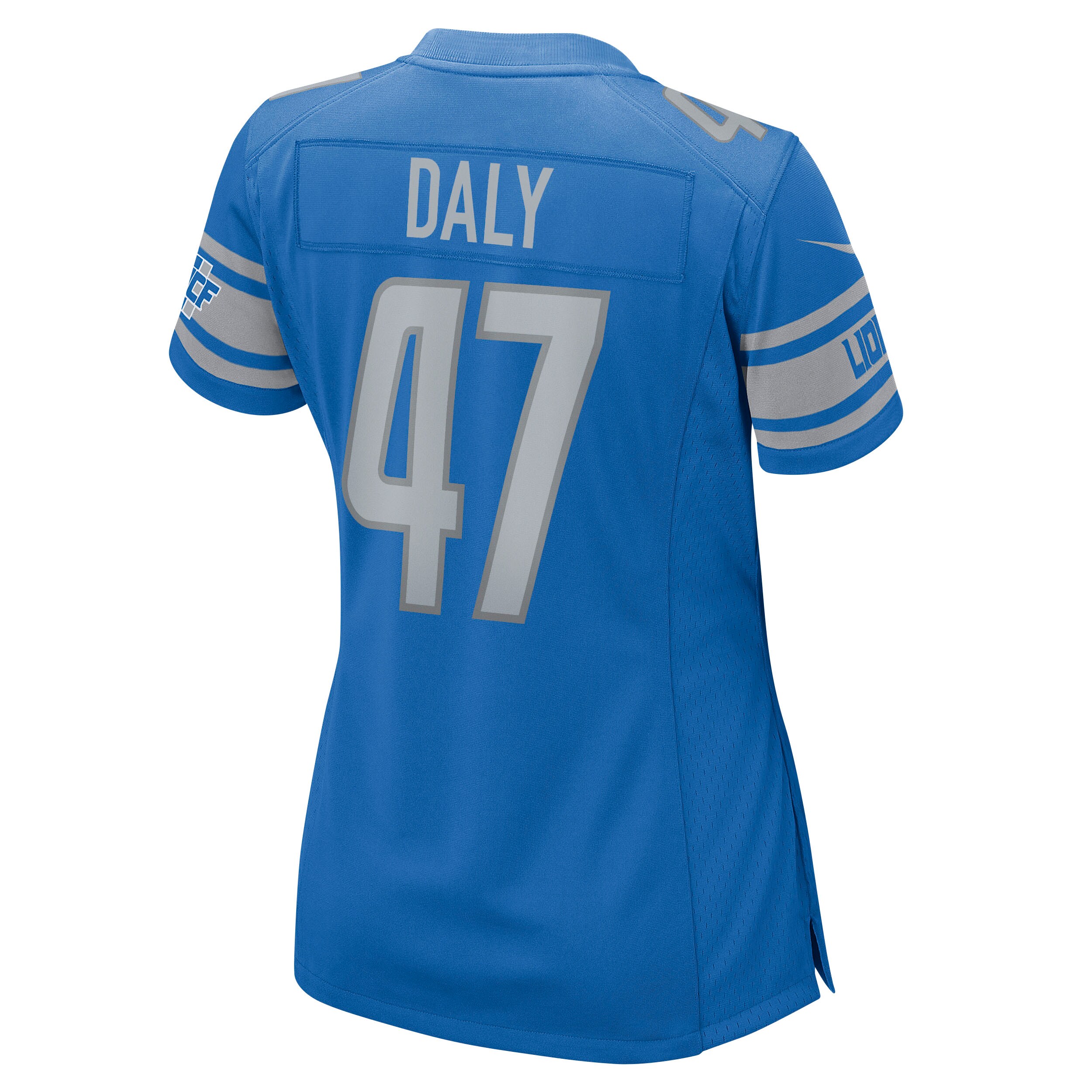 Scott Daly Detroit Lions  Women's Game Jersey - Blue