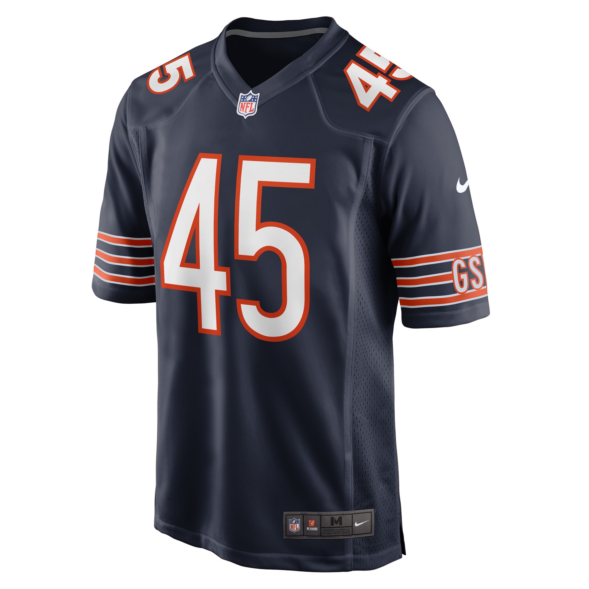 Joe Thomas Chicago Bears  Game Player Jersey - Navy