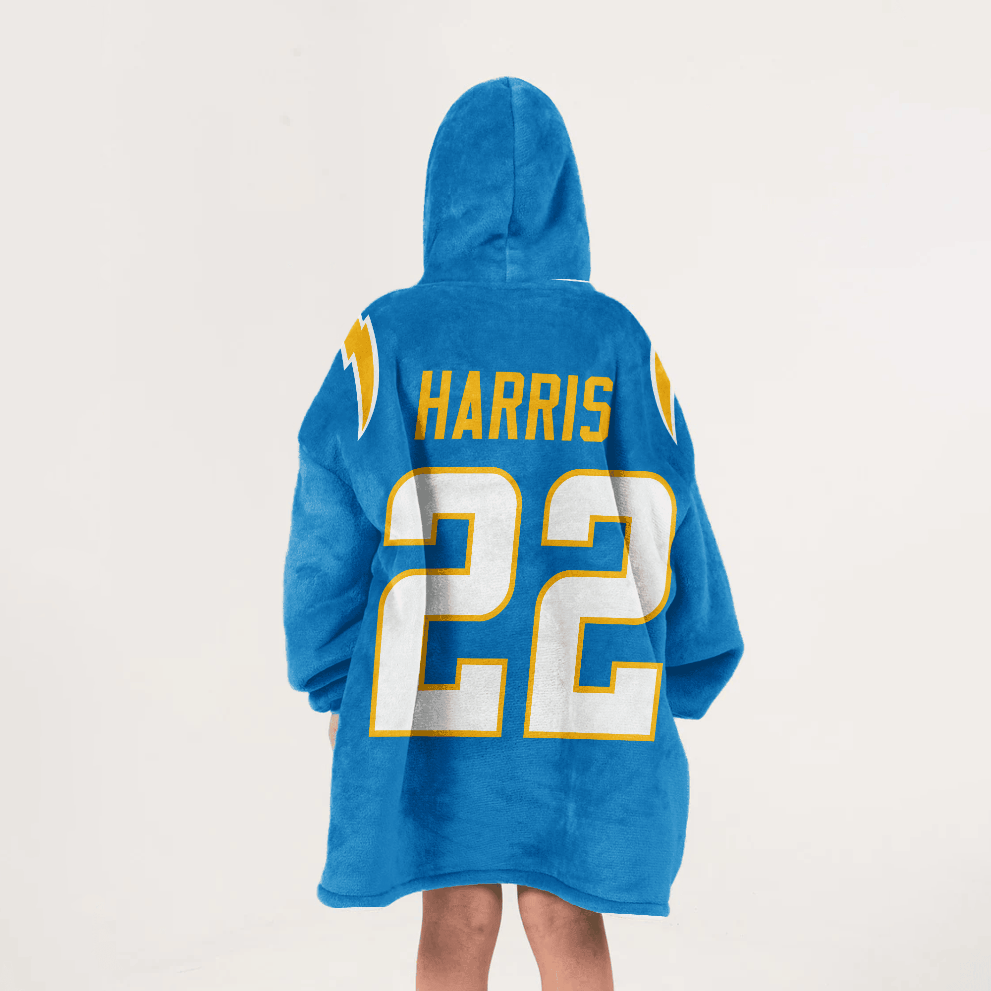 Kid 22 Los Angeles Football Unisex Blanket Hoodie