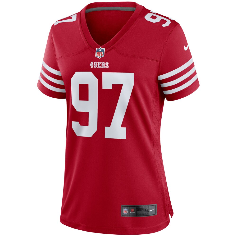 Nick Bosa San Francisco 49ers  Women's Player Game Jersey - Scarlet