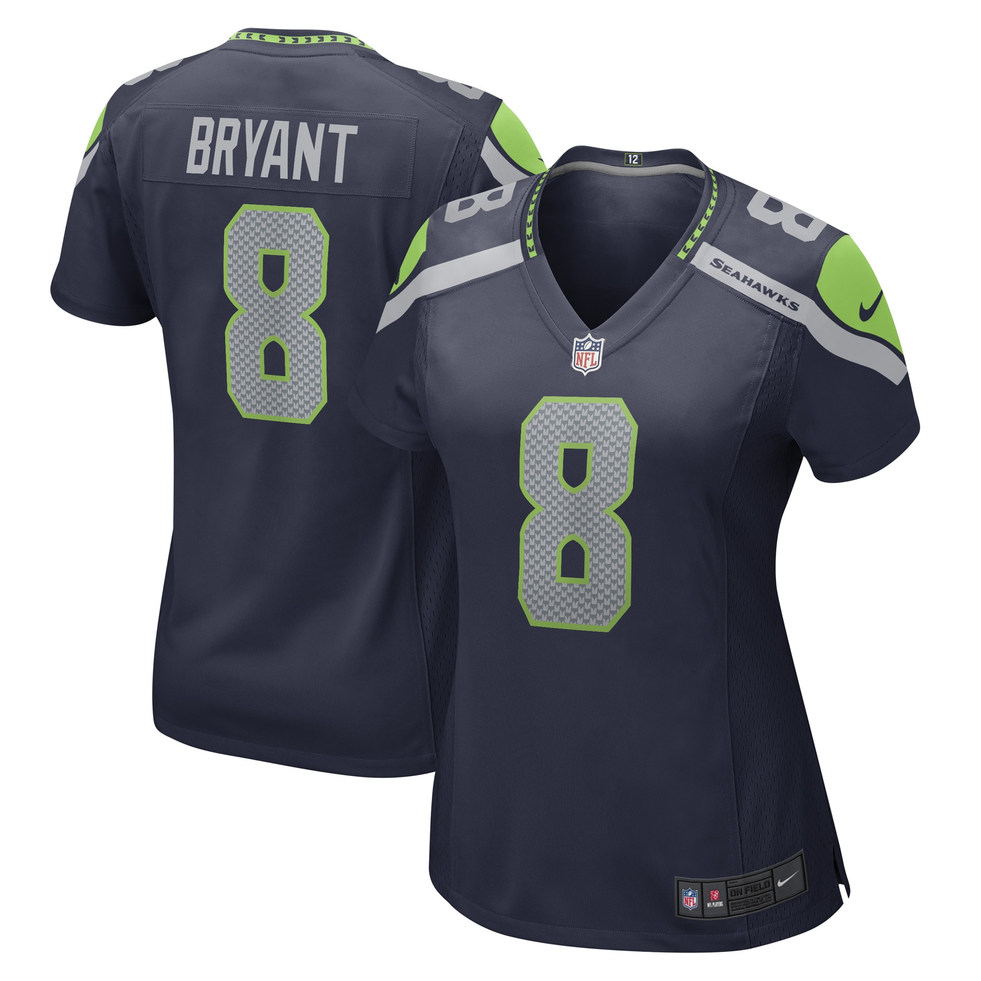 Coby Bryant Seattle Seahawks  Women's Game Player Jersey - College Navy
