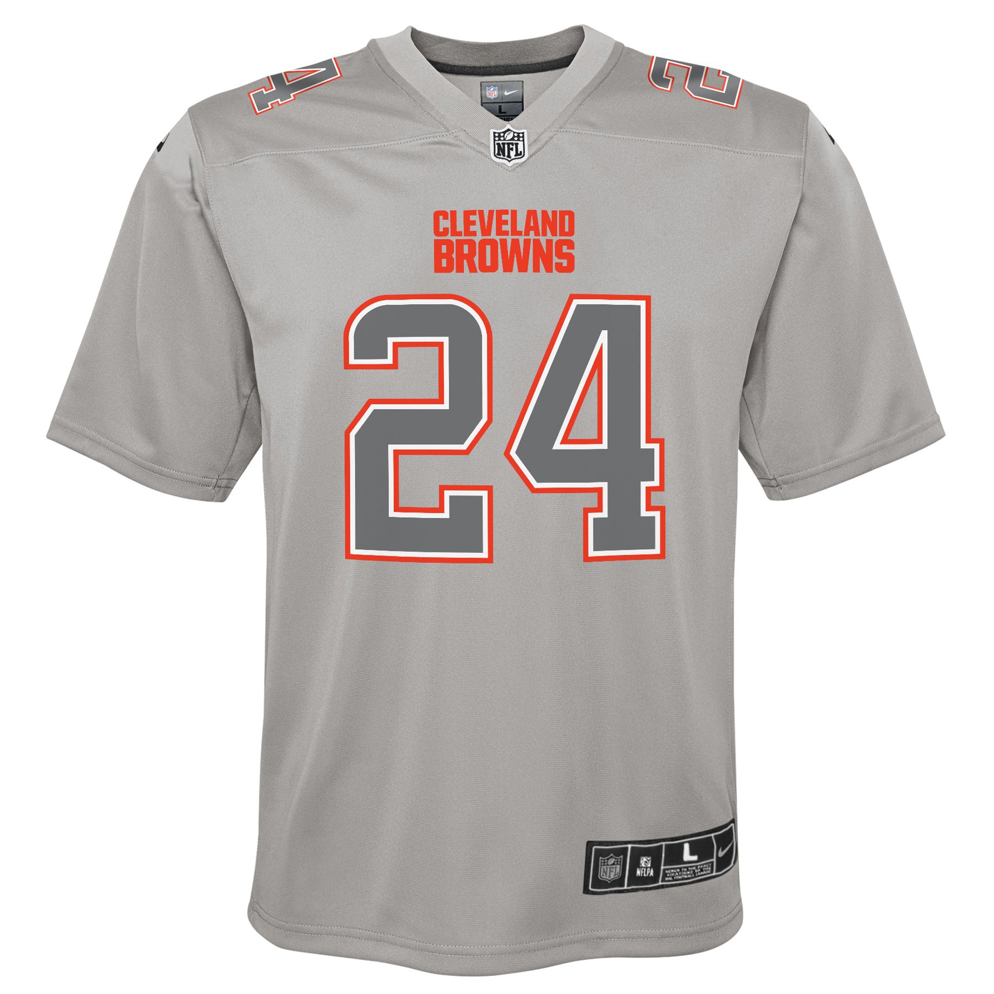 Nick Chubb Cleveland Browns Youth Atmosphere Game Jersey - Gray