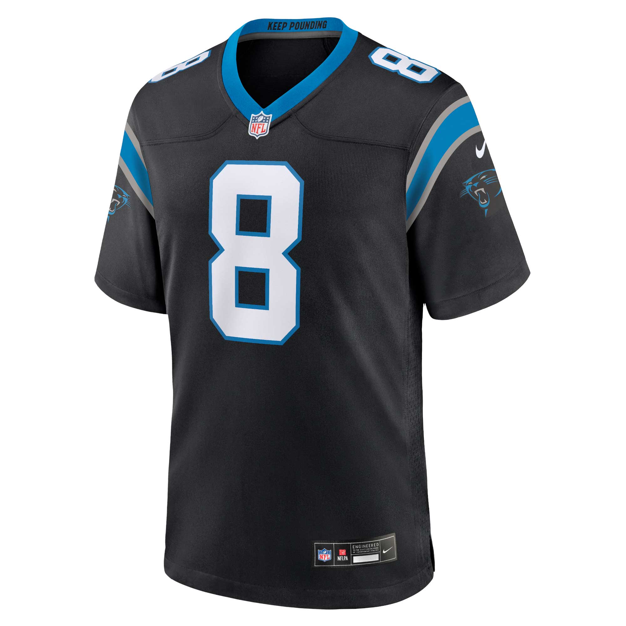 Jaycee Horn Carolina Panthers Game Jersey - Black