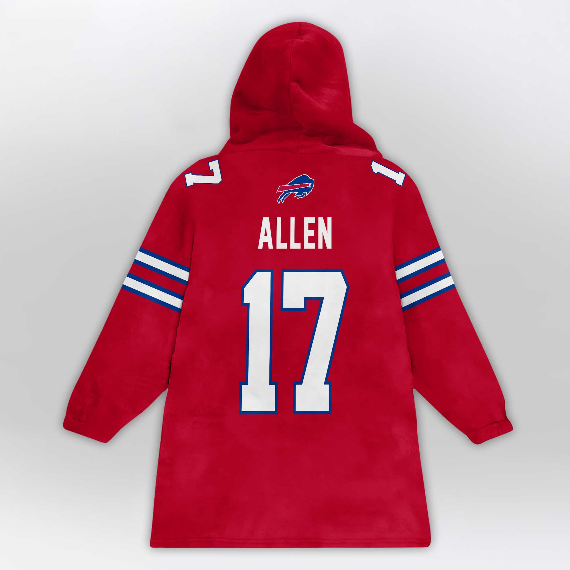 Captain J.A 17 Buffalo Football Unisex Blanket Hoodie
