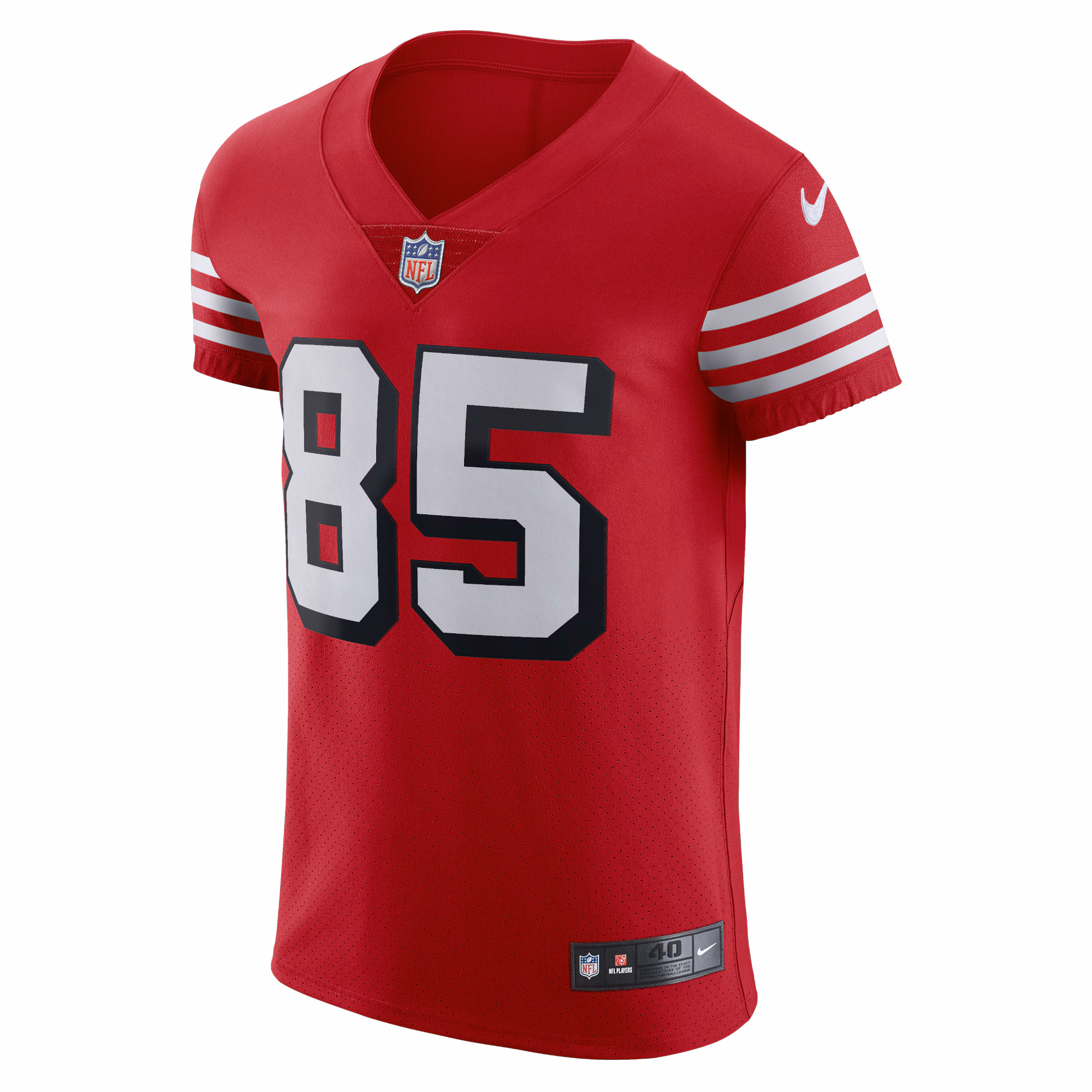 George Kittle San Francisco 49ers Alternate Vapor Elite Jersey - Scarlet