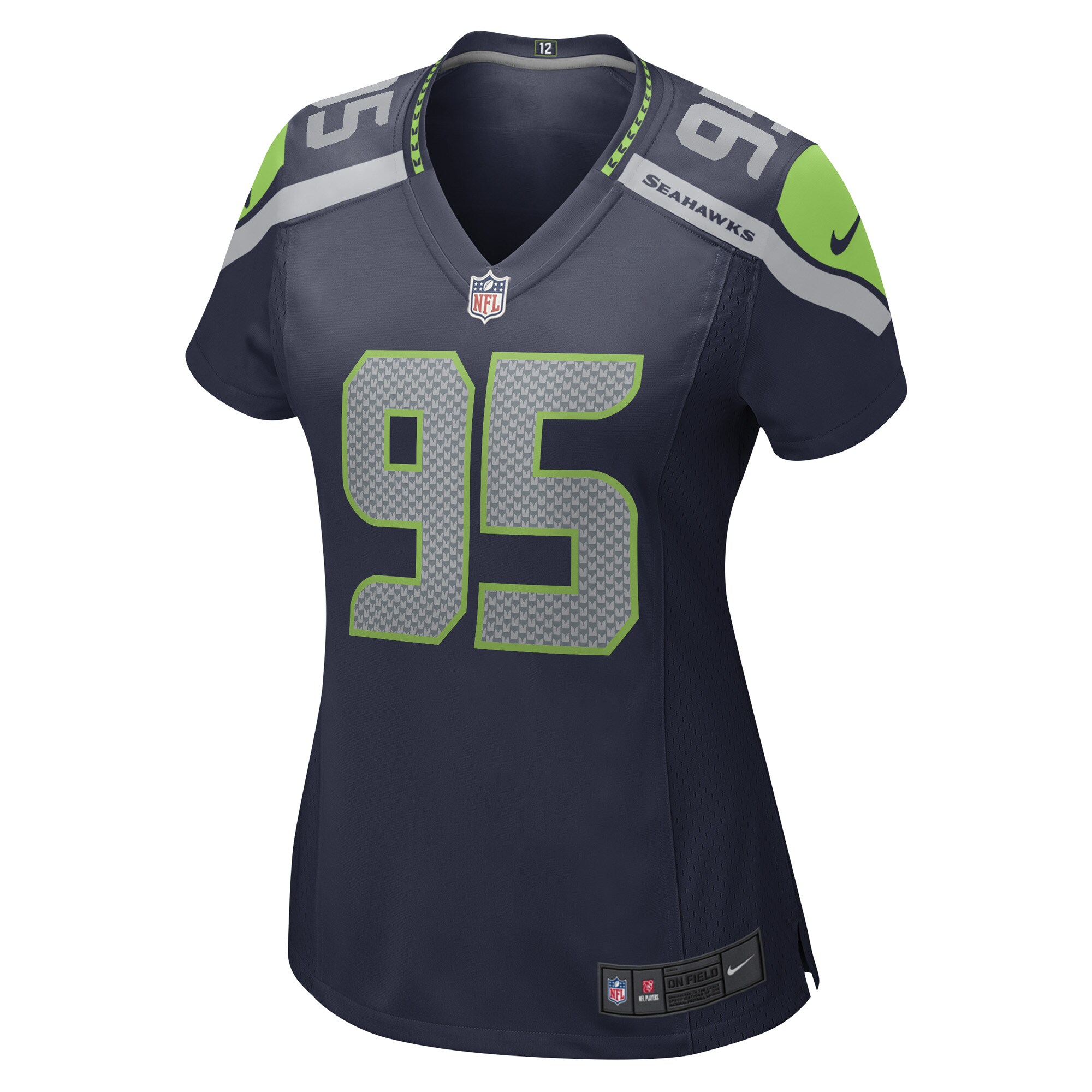 Myles Adams Seattle Seahawks  Women's Game Player Jersey - College Navy