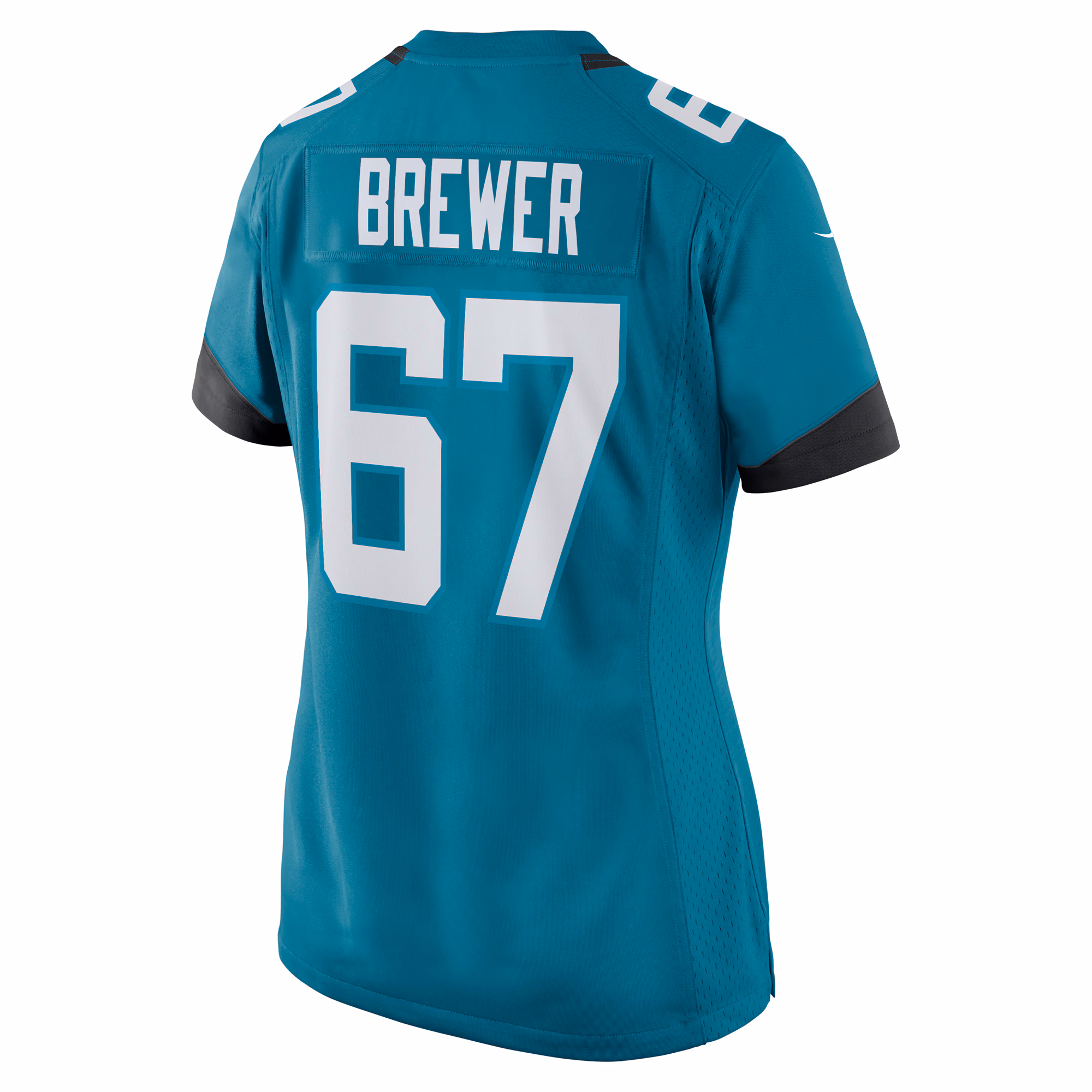 Chandler Brewer Jacksonville Jaguars Women's  Game Jersey -  Teal
