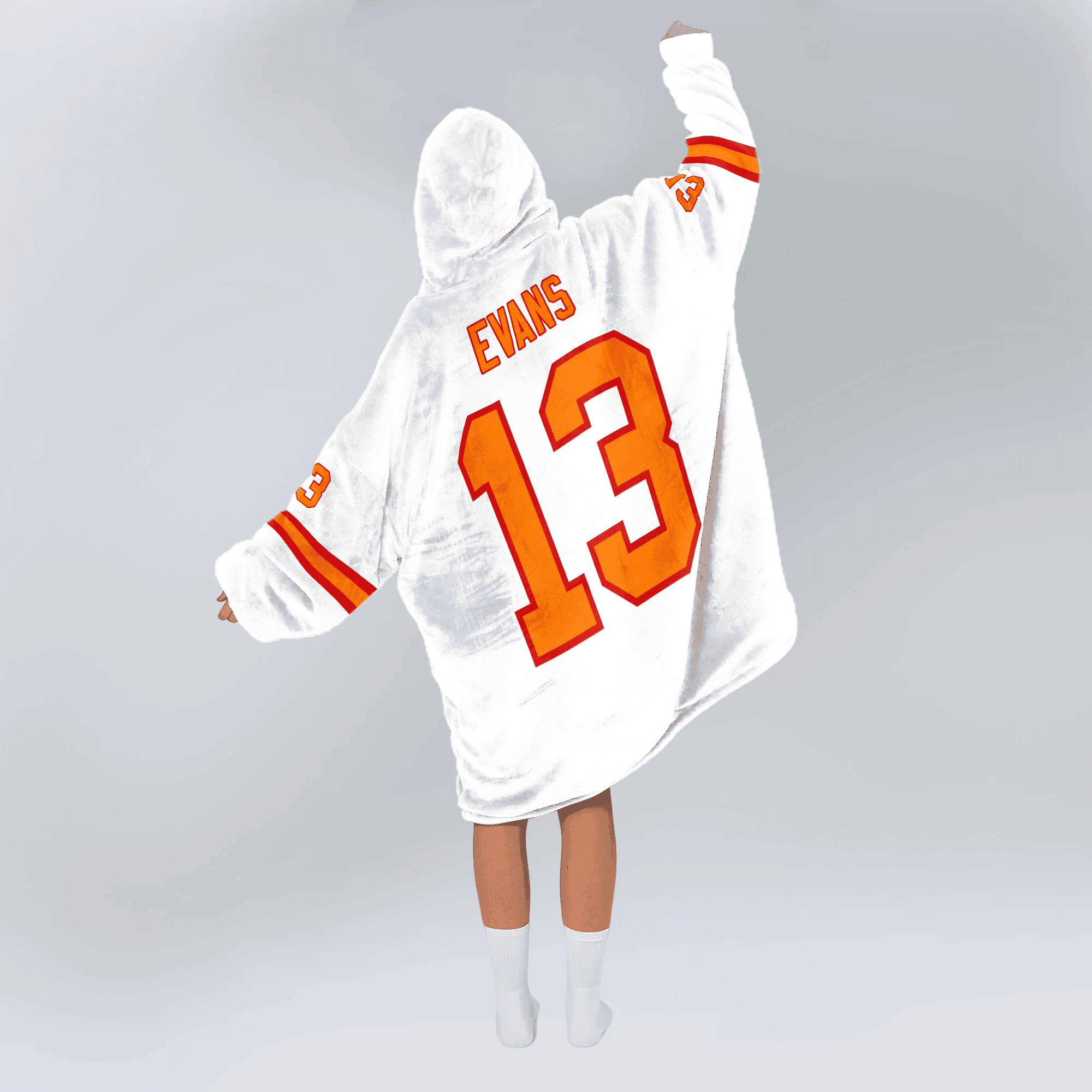 Adult Captain 13 Tampa Bay Football Unisex Blanket Hoodie