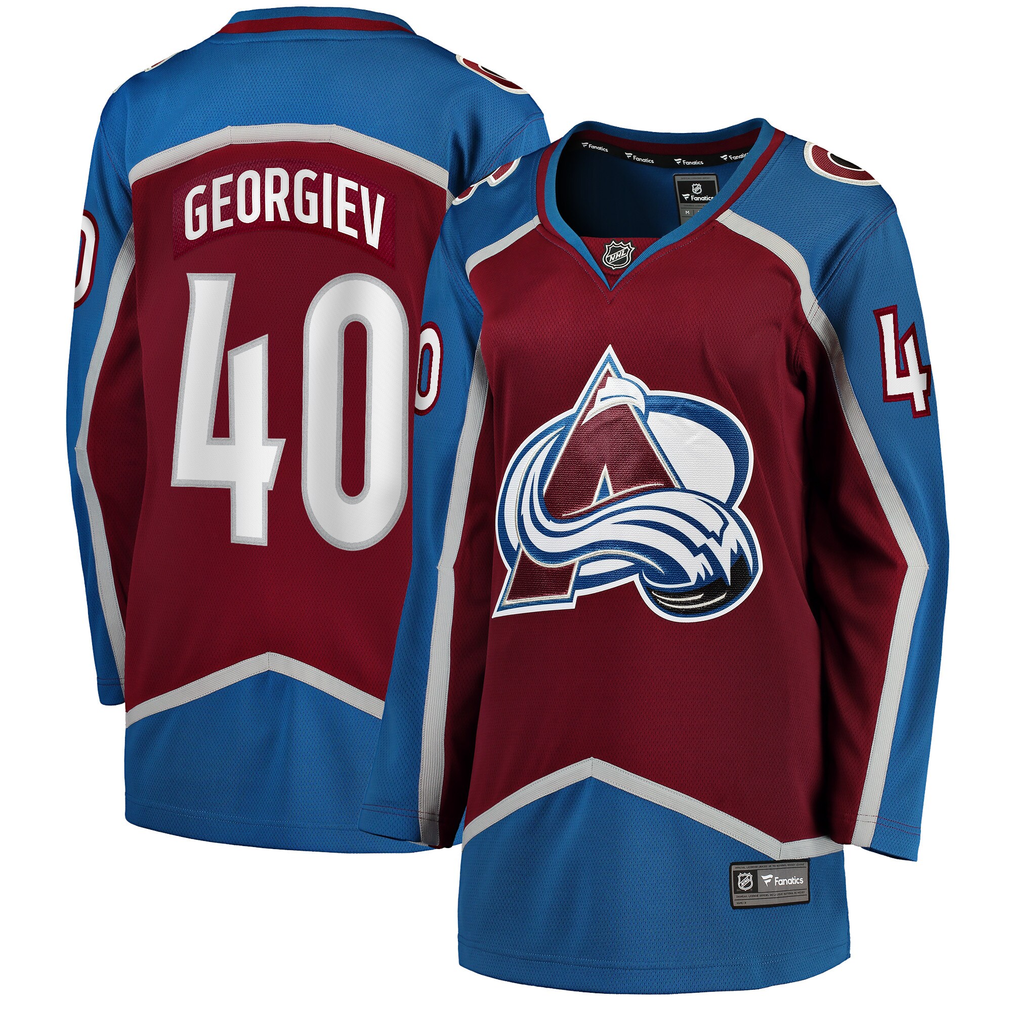 Alexandar Georgiev Colorado Avalanche Women's Home Breakaway Player Jersey - Burgundy