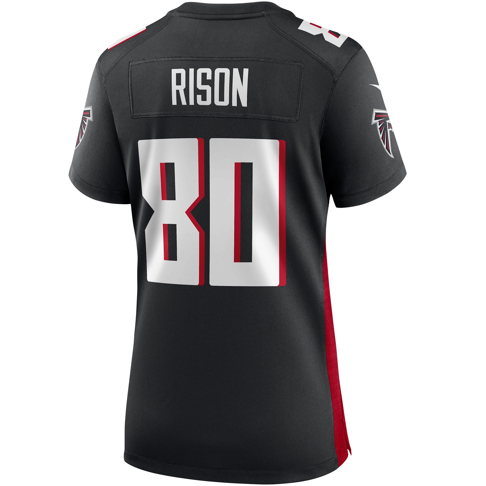 Andre Rison Atlanta Falcons Women's Game Retired Player Jersey - Black