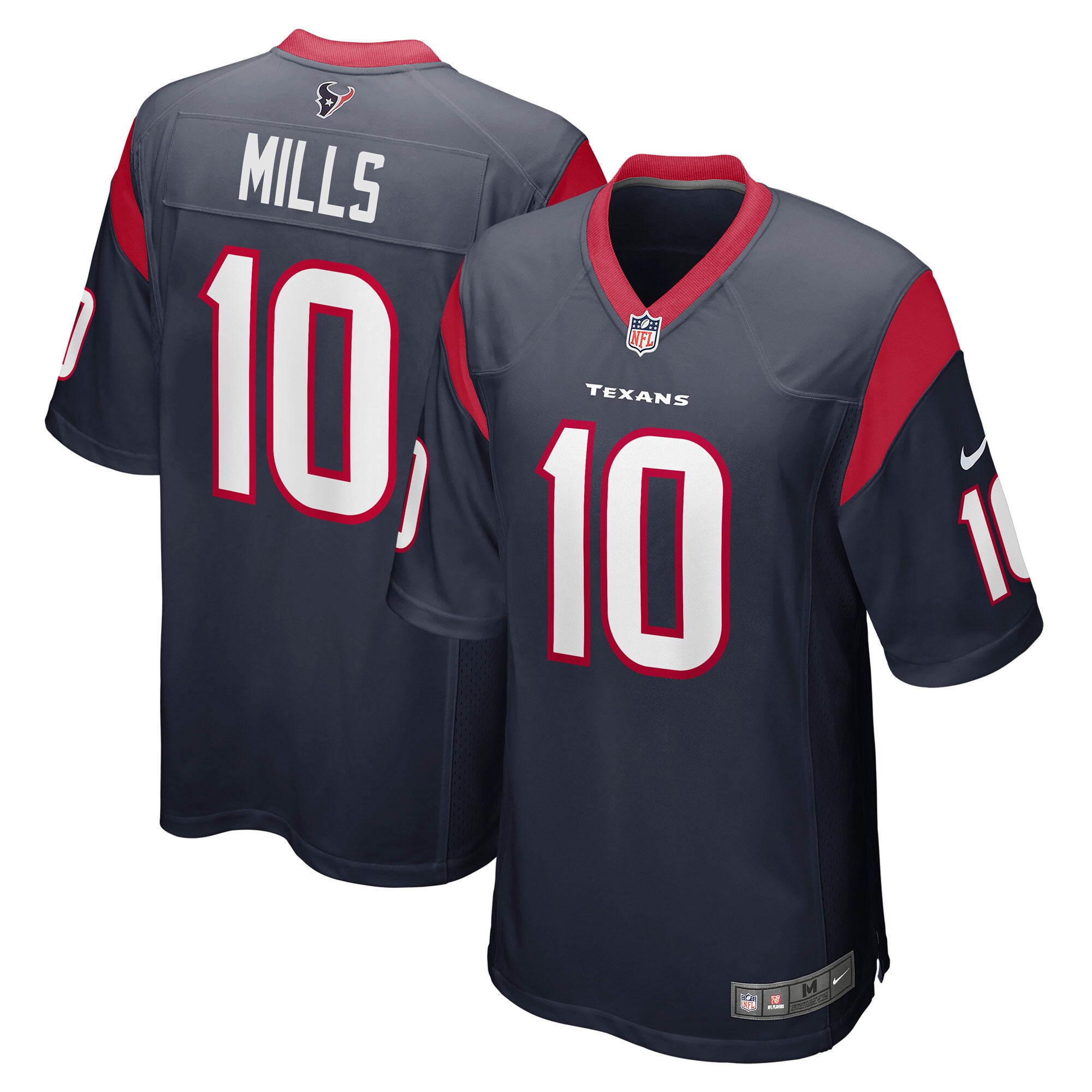 Davis Mills Houston Texans  Player Game Jersey - Navy