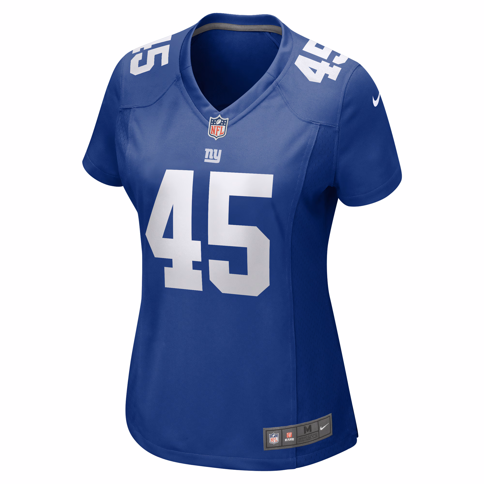 Boogie Basham New York Giants Women's  Game Jersey -  Royal