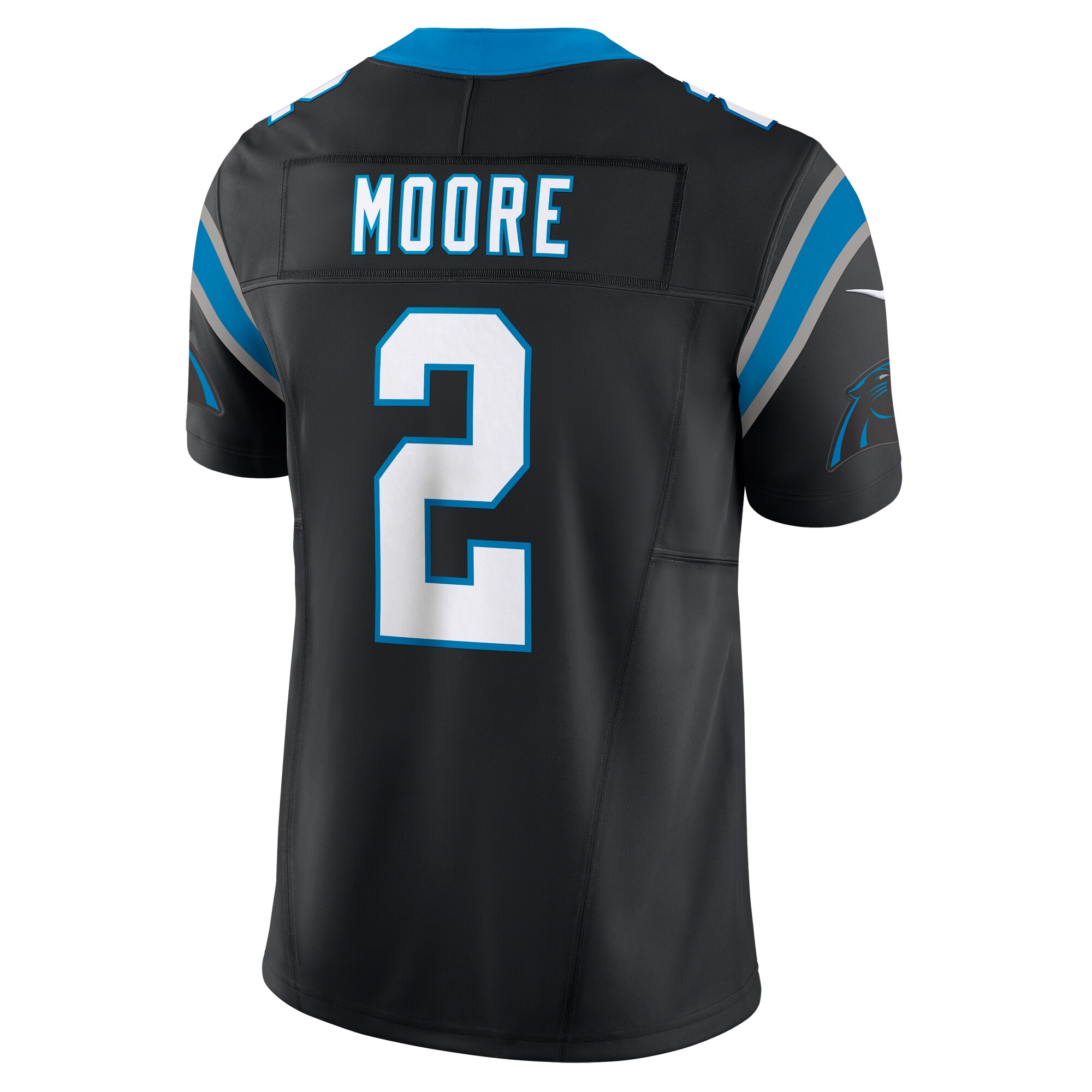 D.J. Moore Carolina Panthers  Vapor F.U.S.E. Limited Jersey - Black
