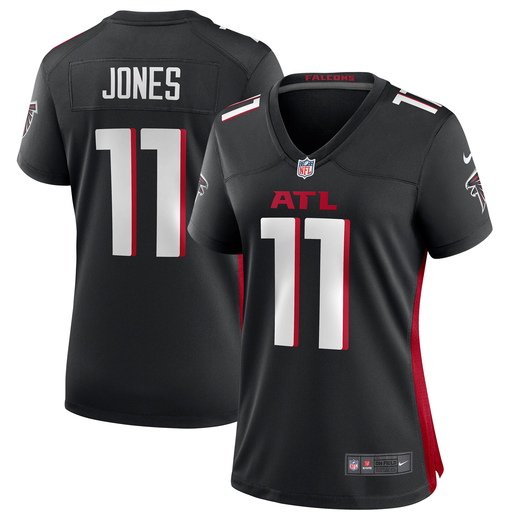 Julio Jones Atlanta Falcons Women's Game Jersey - Black