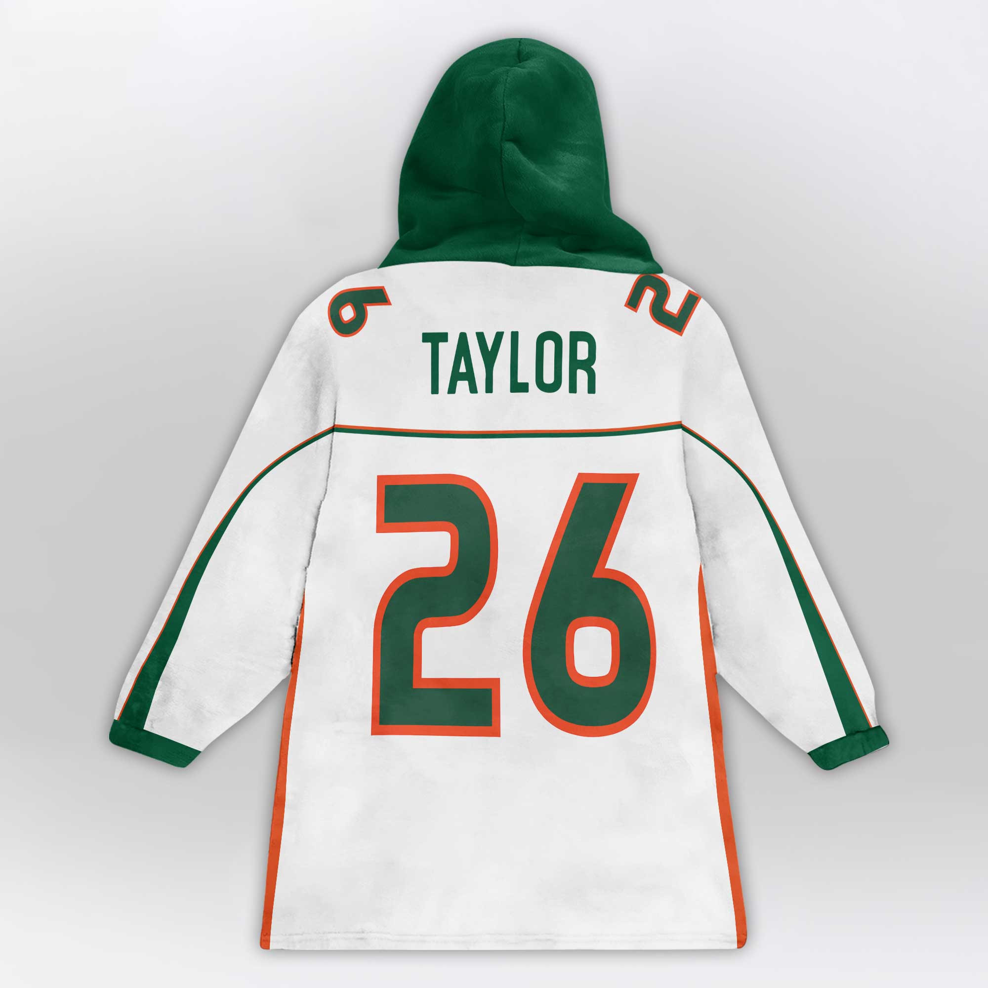 Kid 26 Miami Football Unisex Blanket Hoodie