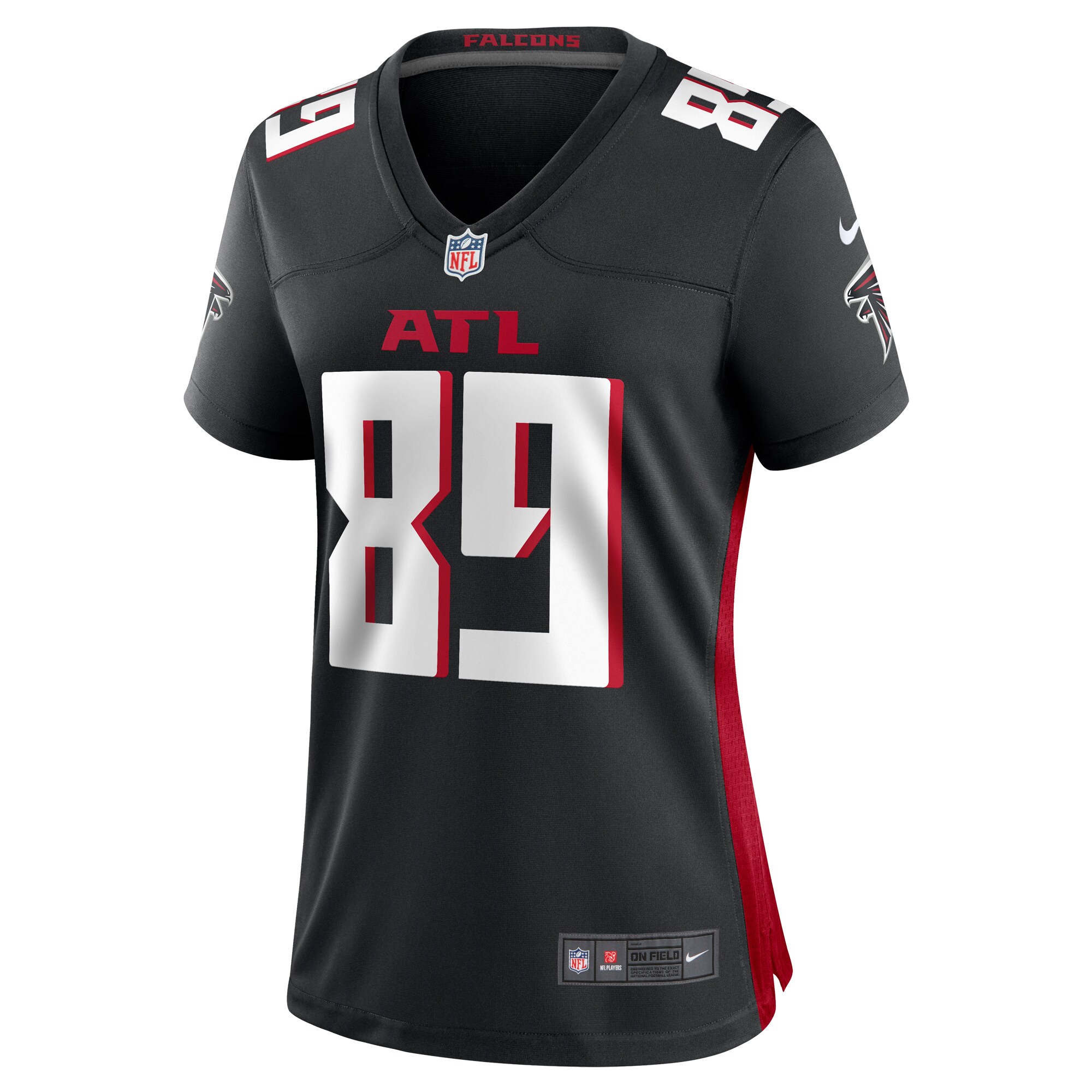Charlie Woerner Atlanta Falcons Women's  Game Jersey -  Black