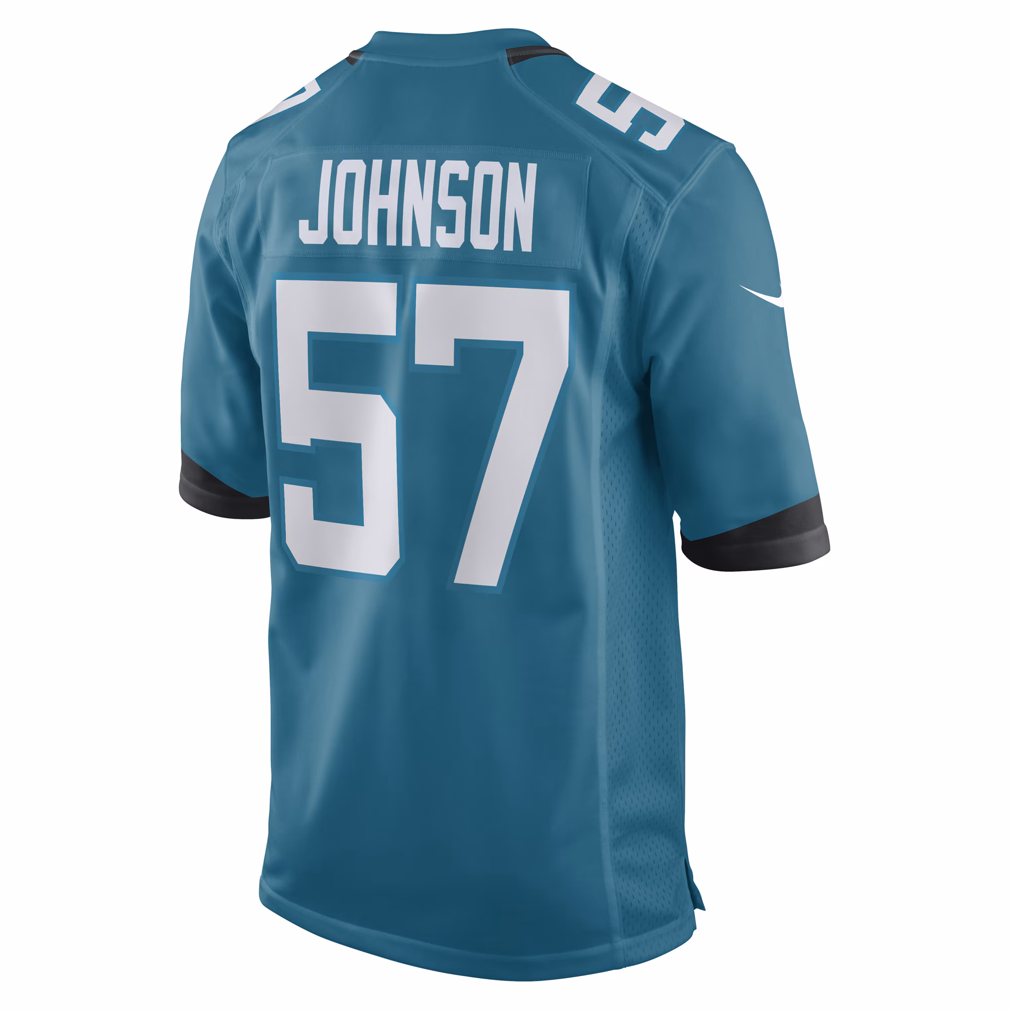 Caleb Johnson Jacksonville Jaguars Game Player Jersey - Teal