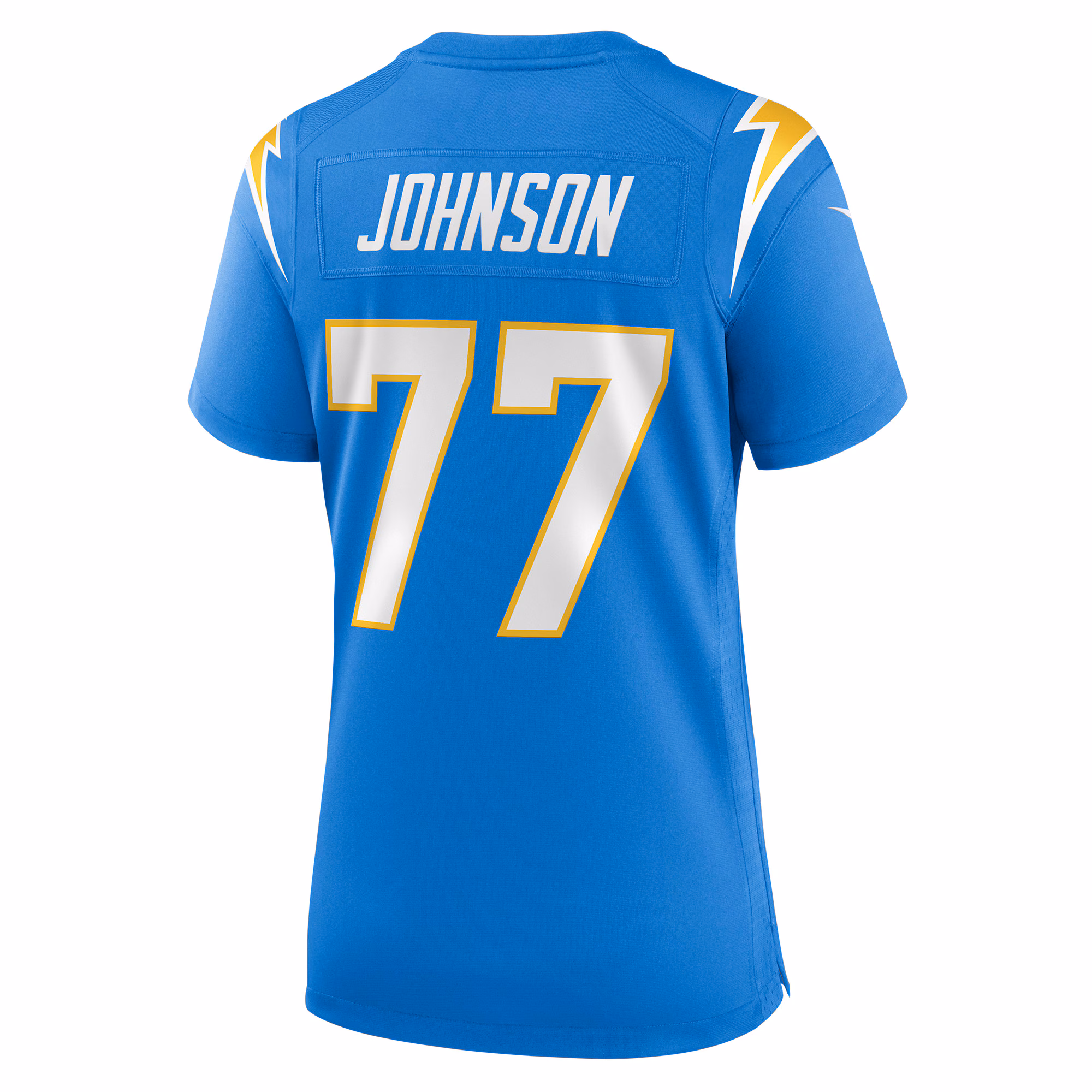 Zion Johnson Los Angeles Chargers Women's Player Game Jersey - Powder Blue