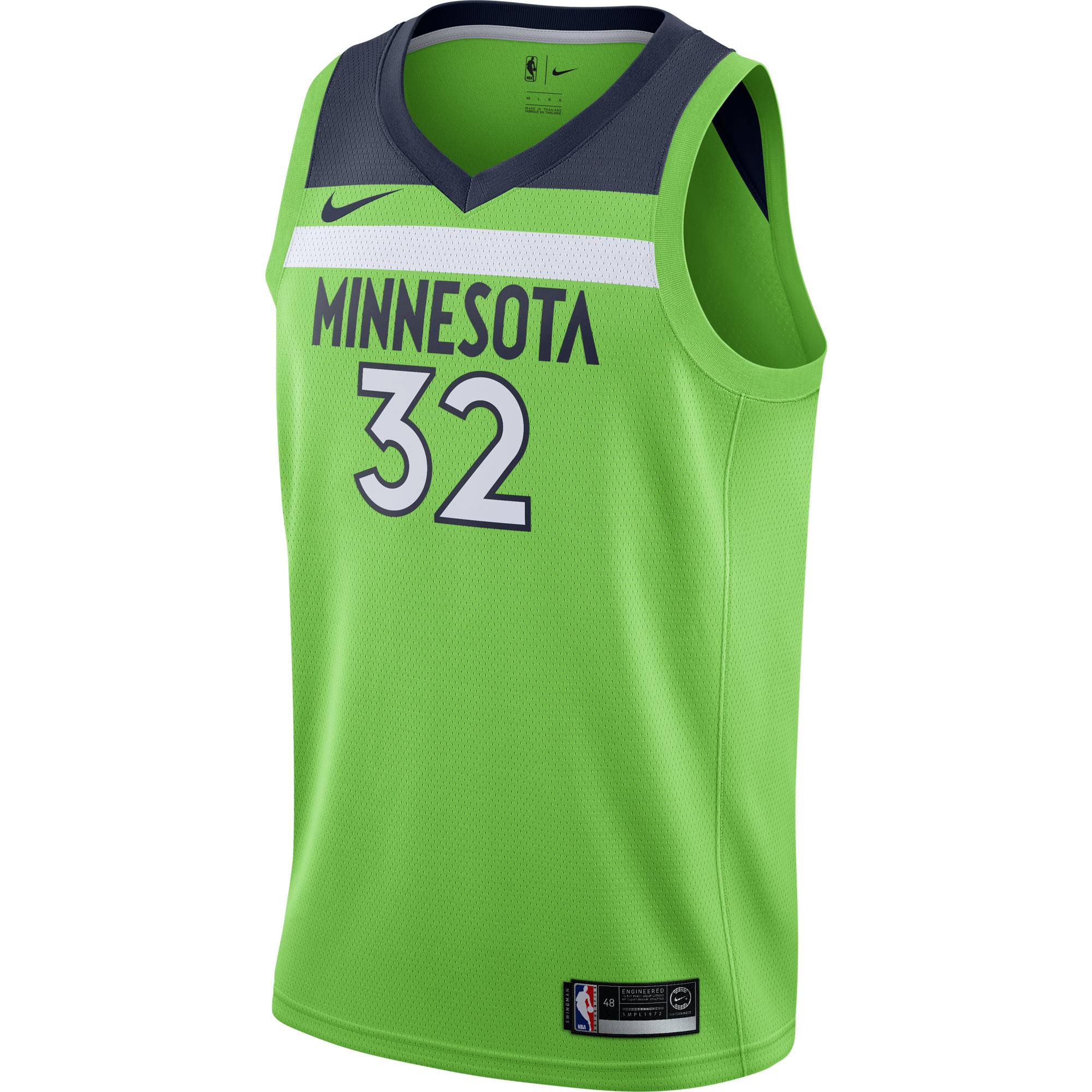 Karl-Anthony Towns Minnesota Timberwolves Swingman Jersey - Statement Edition - Green