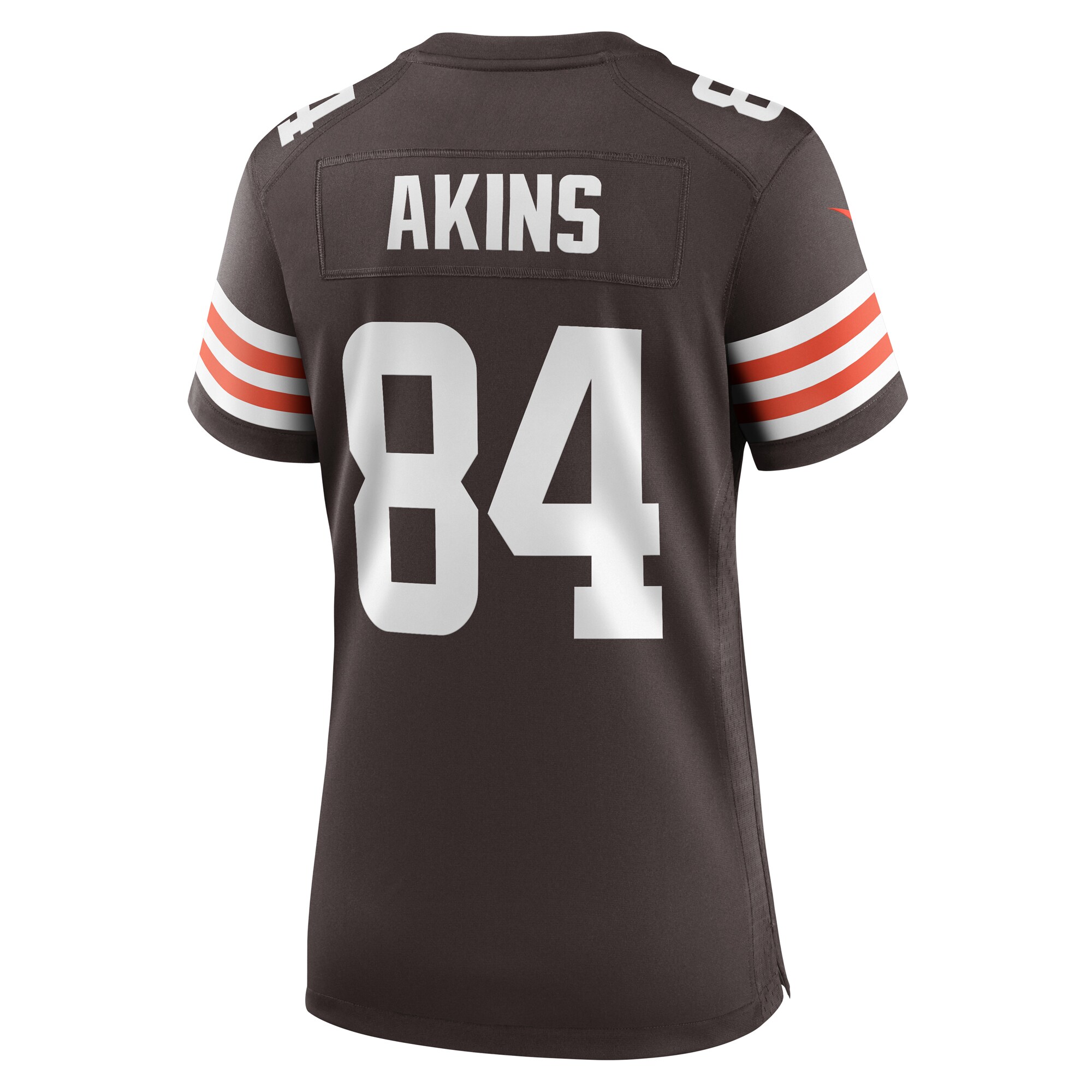 Akins Cleveland Browns Women's Game Player Jersey - Brown