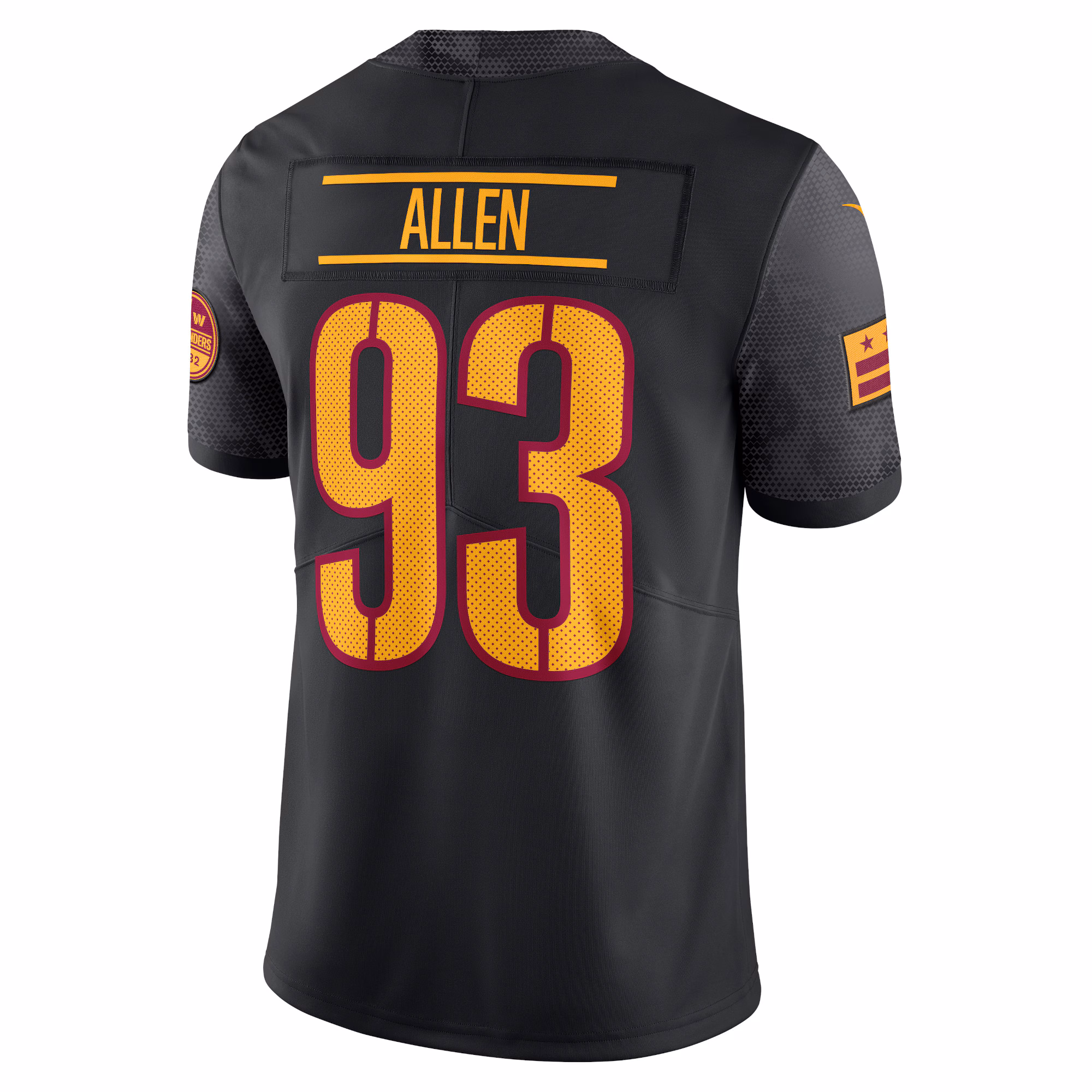 Jonathan Allen Washington Commanders  Vapor Untouchable Limited Jersey - Burgundy