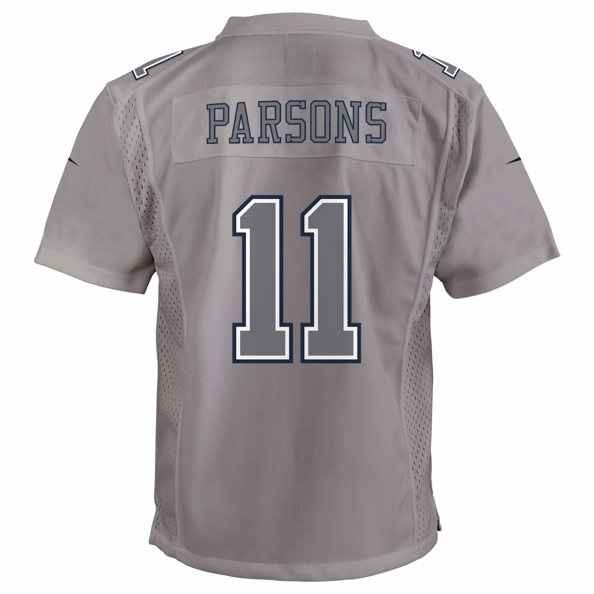 Micah Parsons Dallas Cowboys Youth Atmosphere Game Jersey - Gray