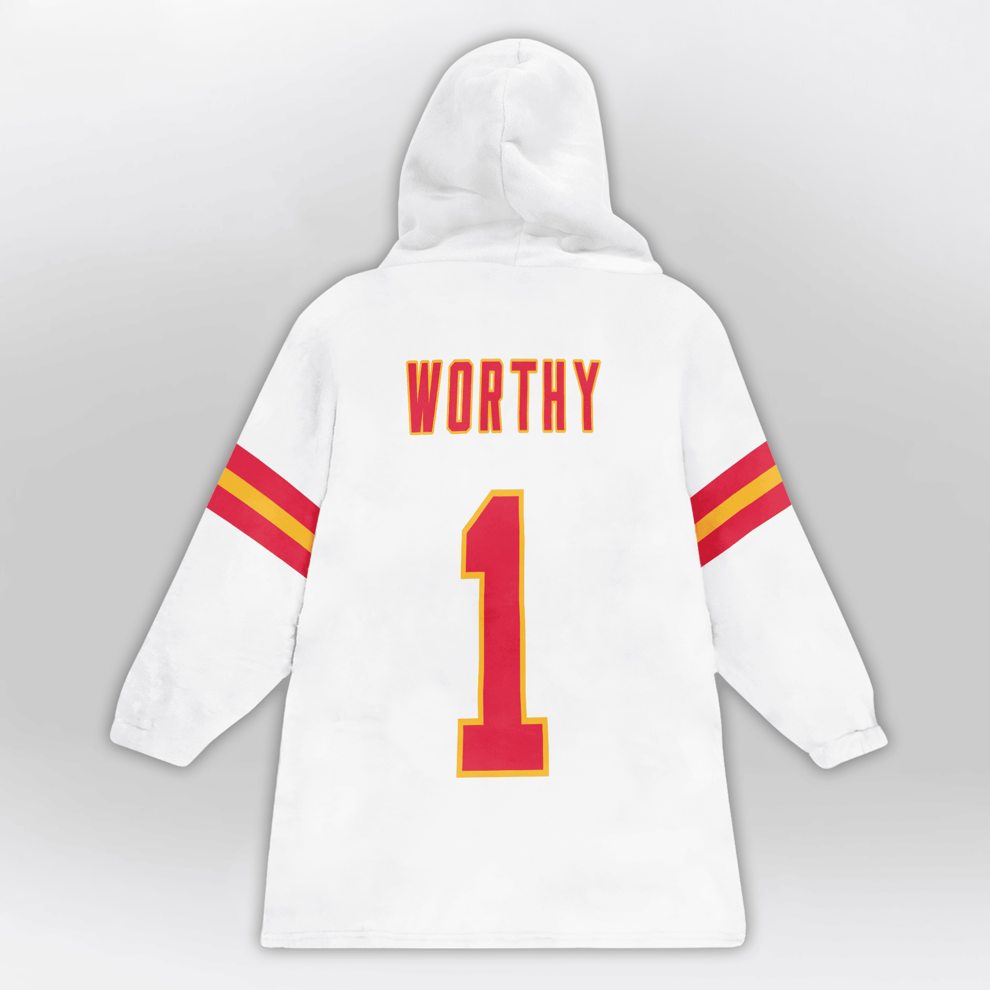 X.W 1 Kansas City Football Unisex Blanket Hoodie
