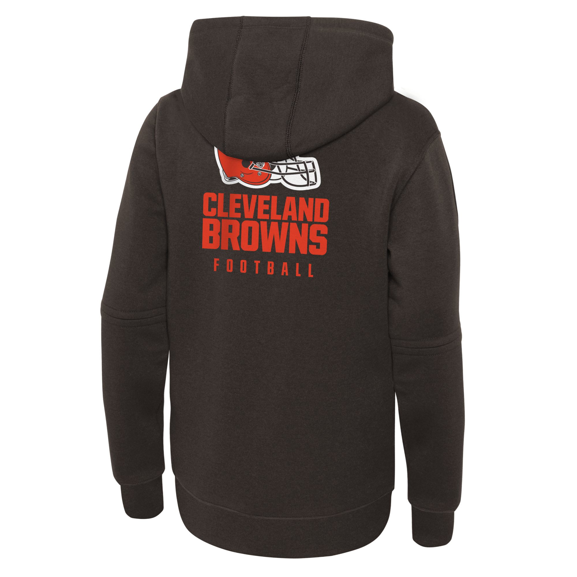 Cleveland Browns  Youth 2023 Sideline Club Fleece Pullover Hoodie - Brown