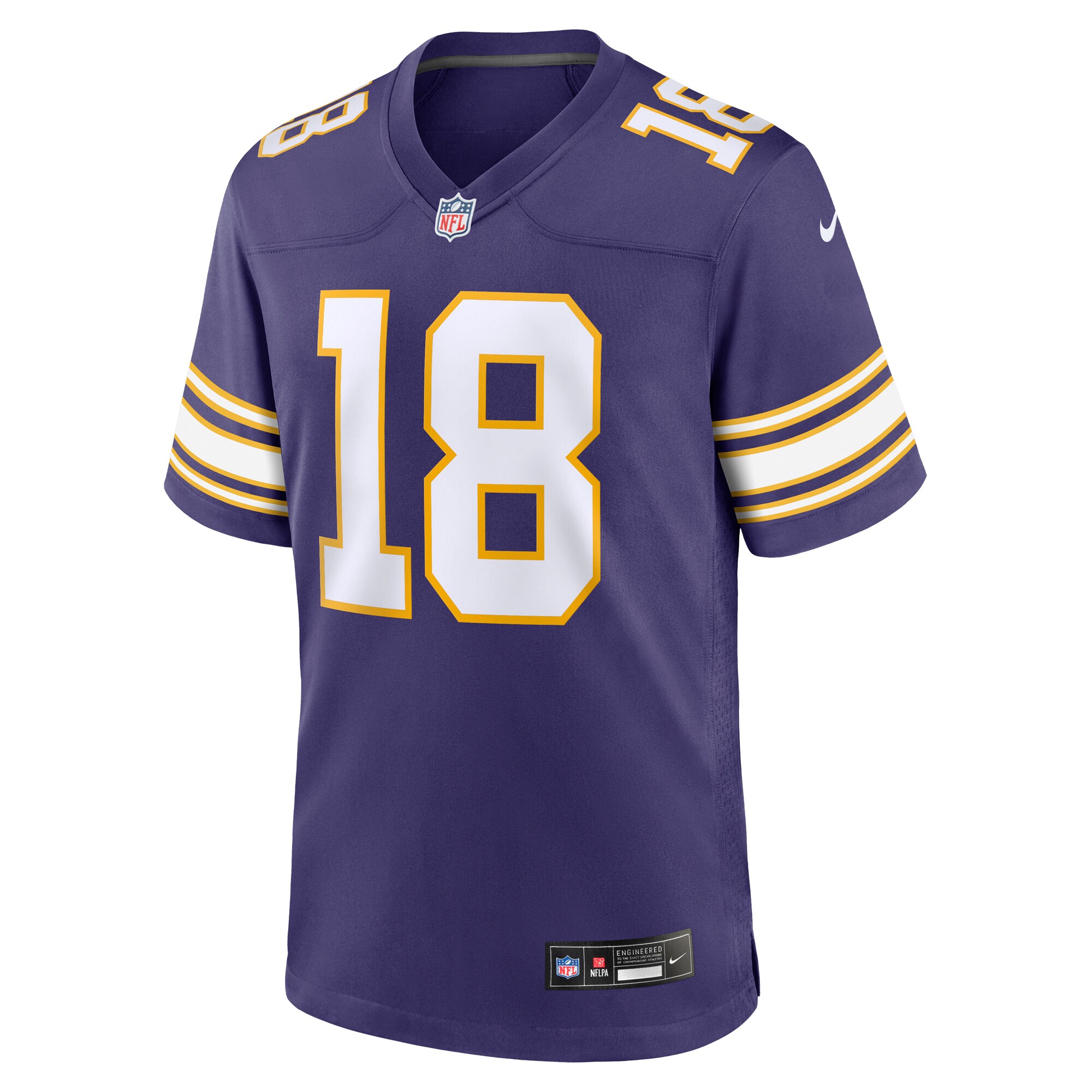 Justin Jefferson Minnesota Vikings  Classic Player Game Jersey - Purple