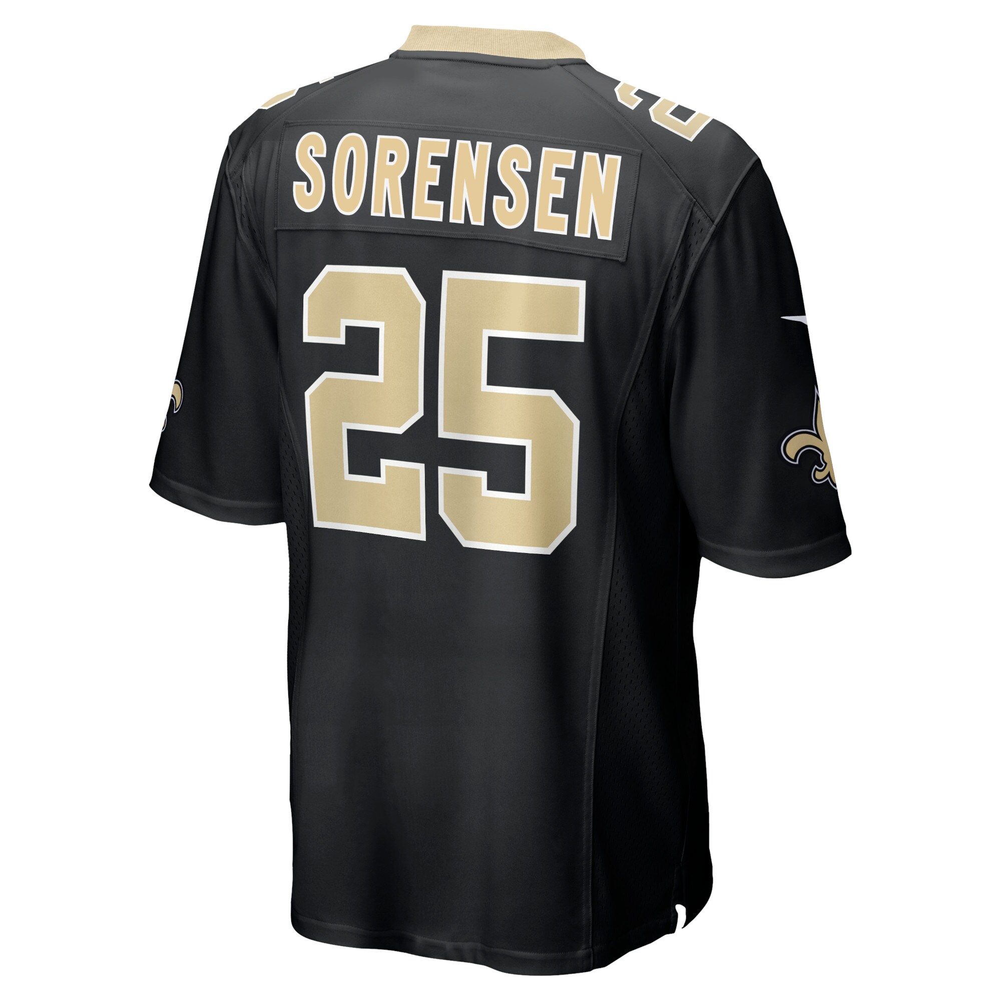 Daniel Sorensen New Orleans Saints Game Player Jersey - Black