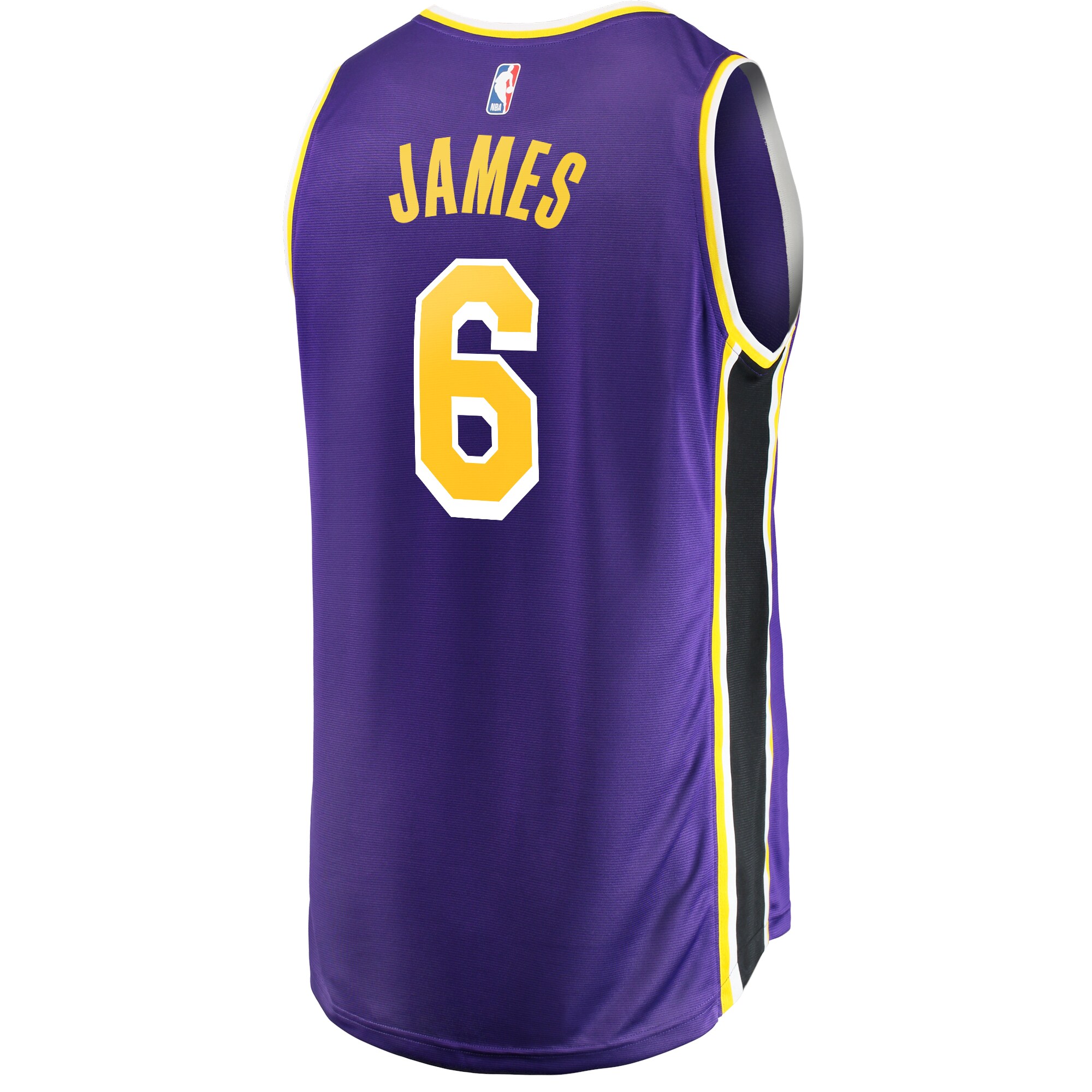 LeBron James Los Angeles Lakers  2021/22 #6 Fast Break Replica Player Jersey Purple - Statement Edition