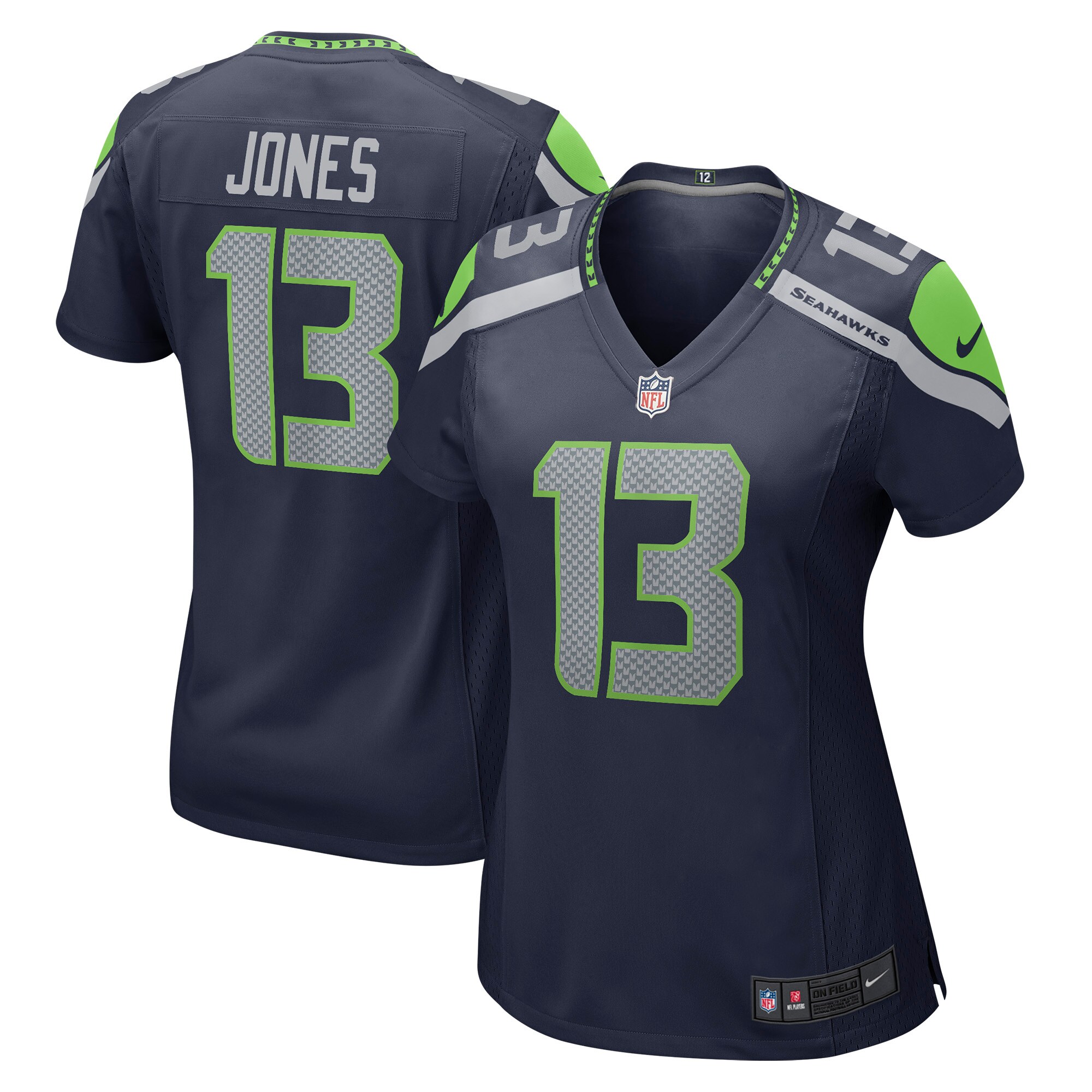 Josh Jones Seattle Seahawks  Women's Home Game Player Jersey - College Navy