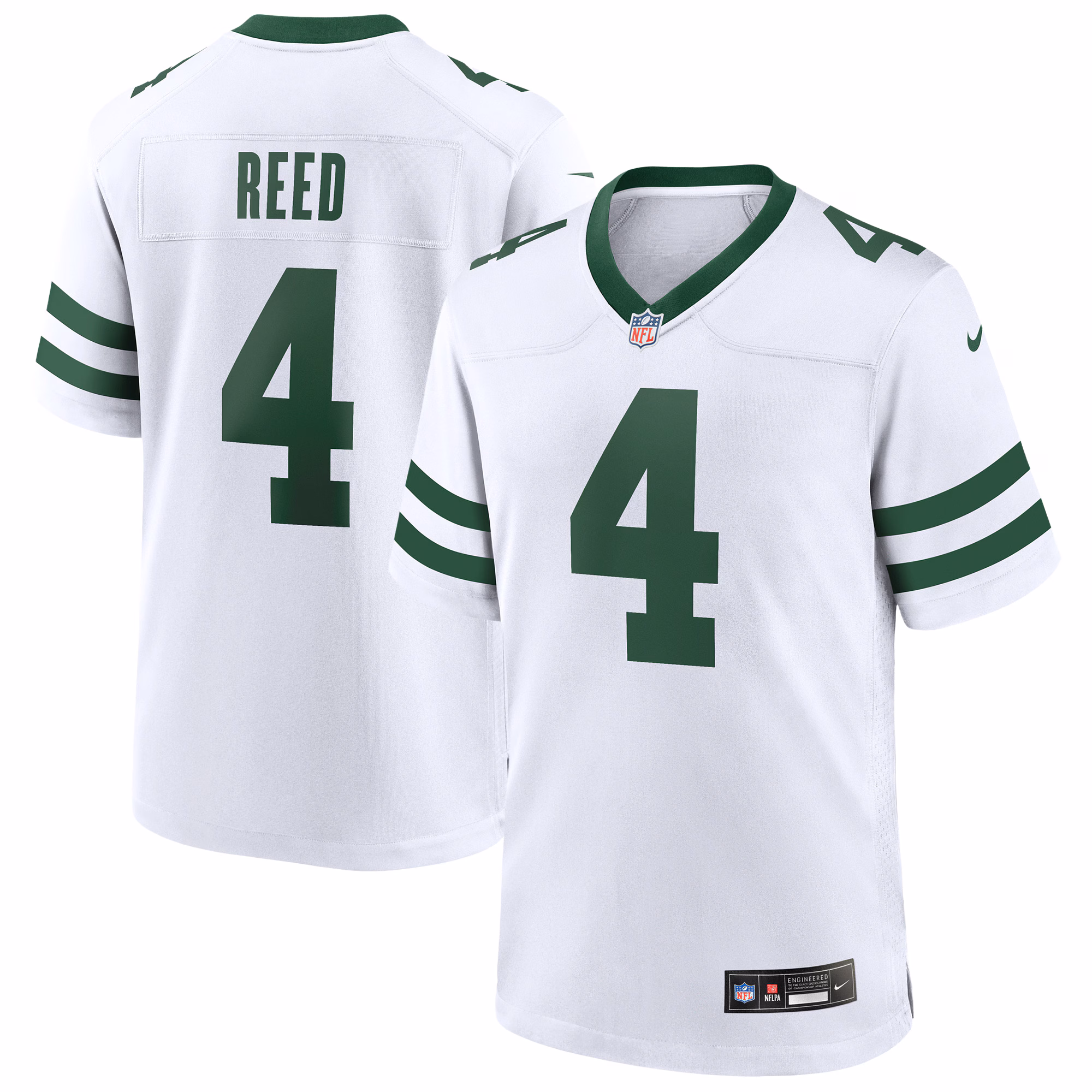 D.J. Reed New York Jets Game Jersey - Legacy White