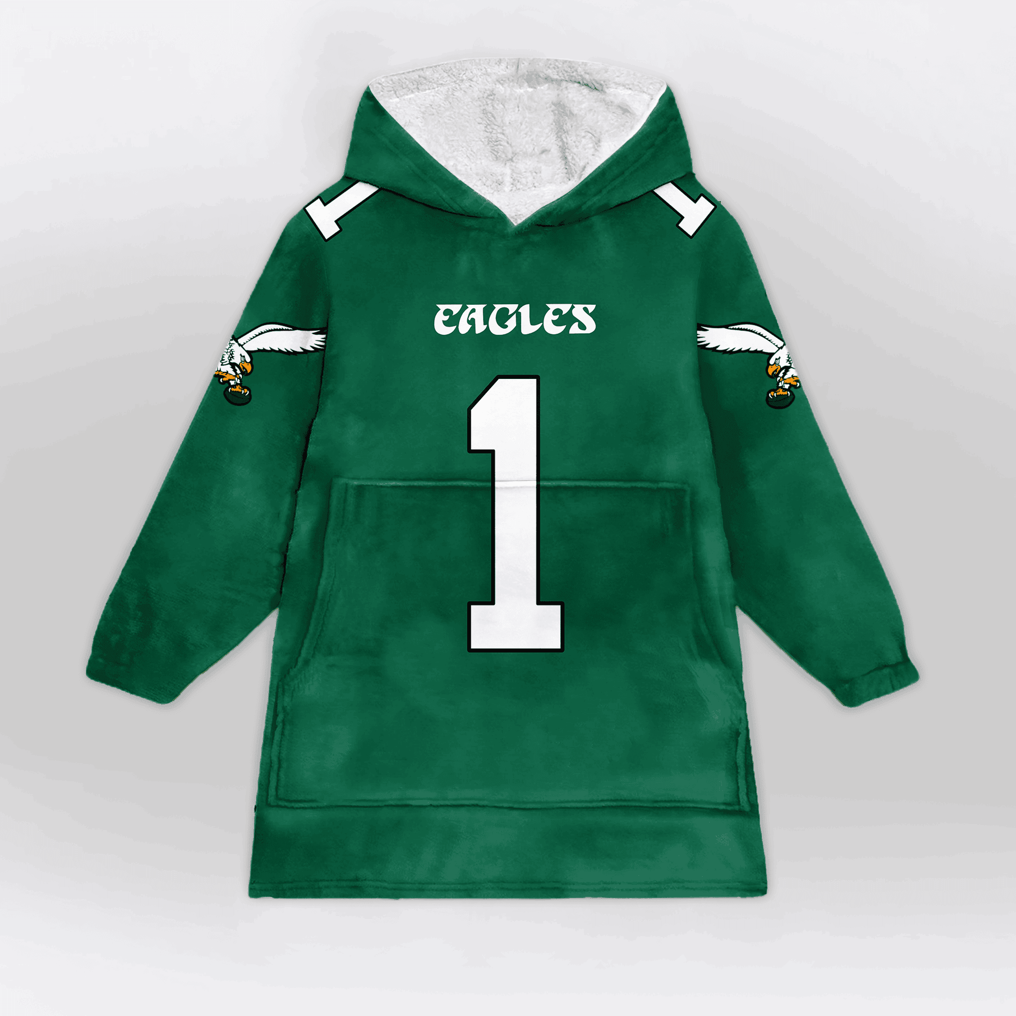 Adult 1 Philadelphia Football Unisex Blanket Hoodie