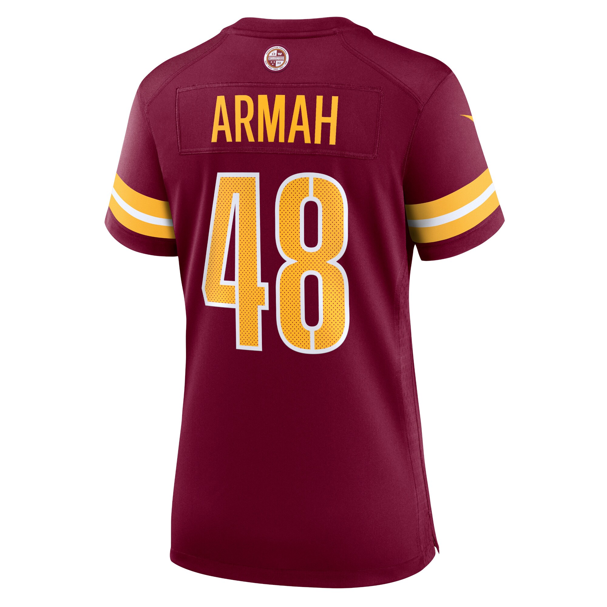 Alex Armah Washington Commanders  Women's Home Game Player Jersey - Burgundy