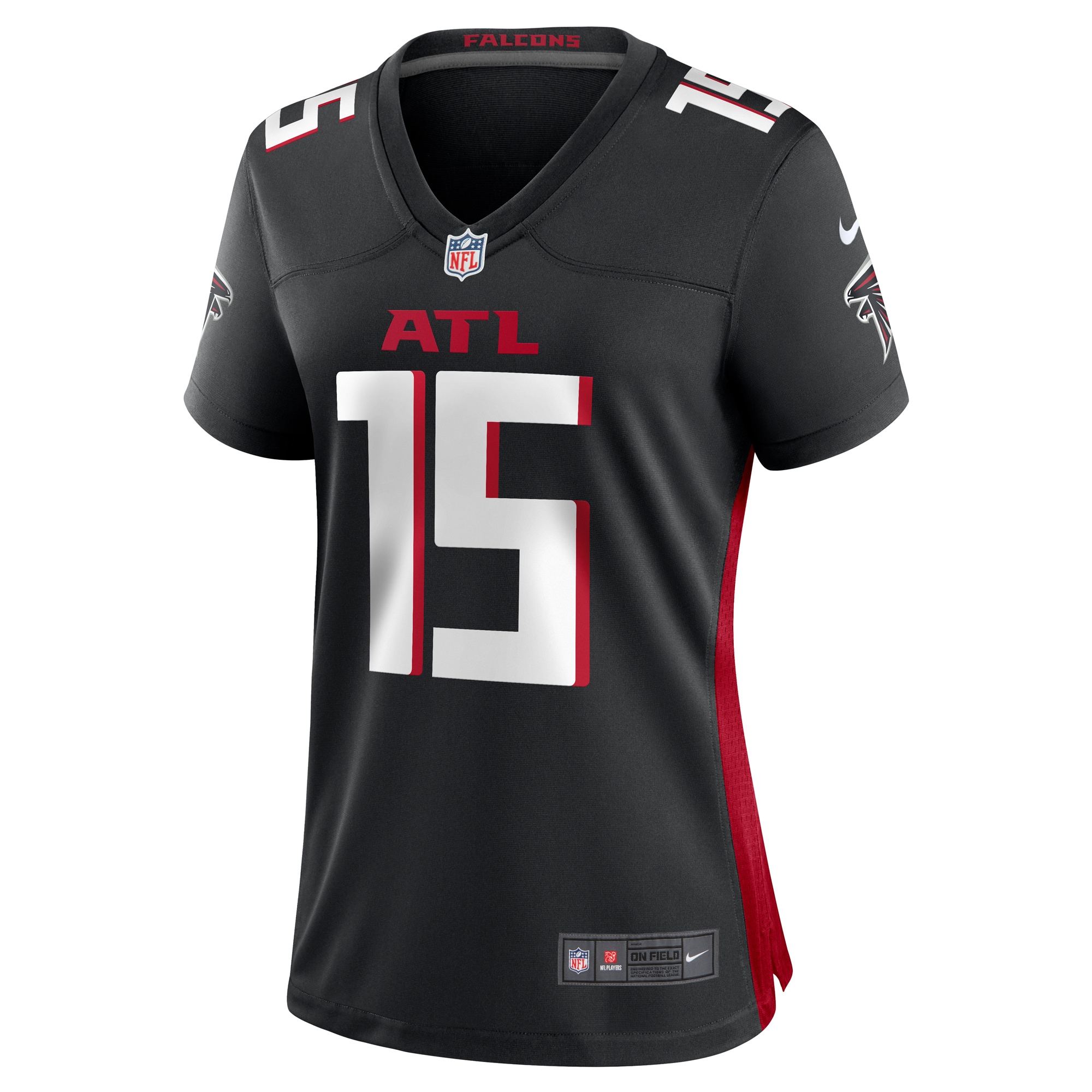 Van Jefferson Atlanta Falcons Women's  Game Jersey -  Black